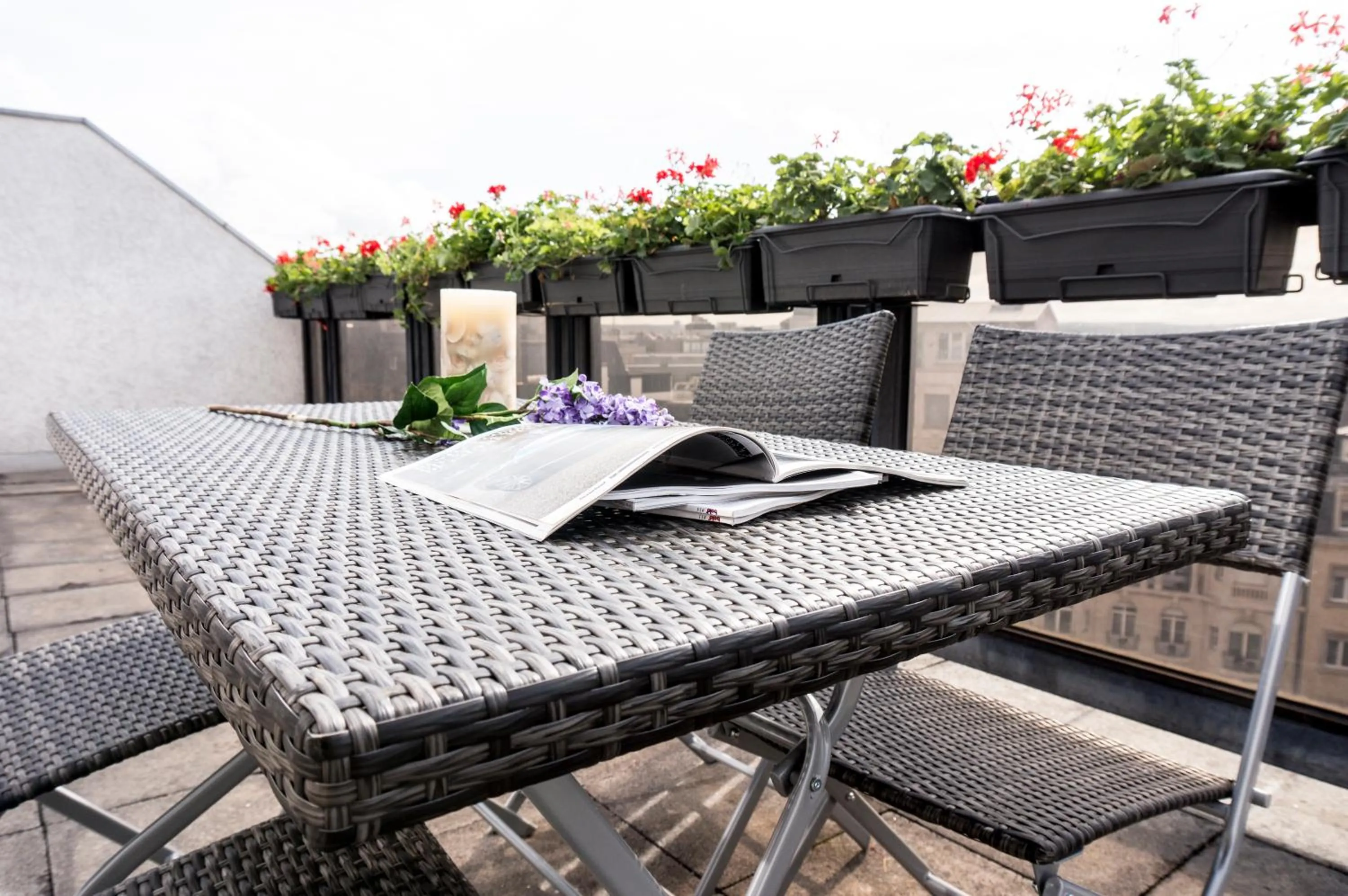 Patio in The Queen Luxury Apartments - Villa Marilyn