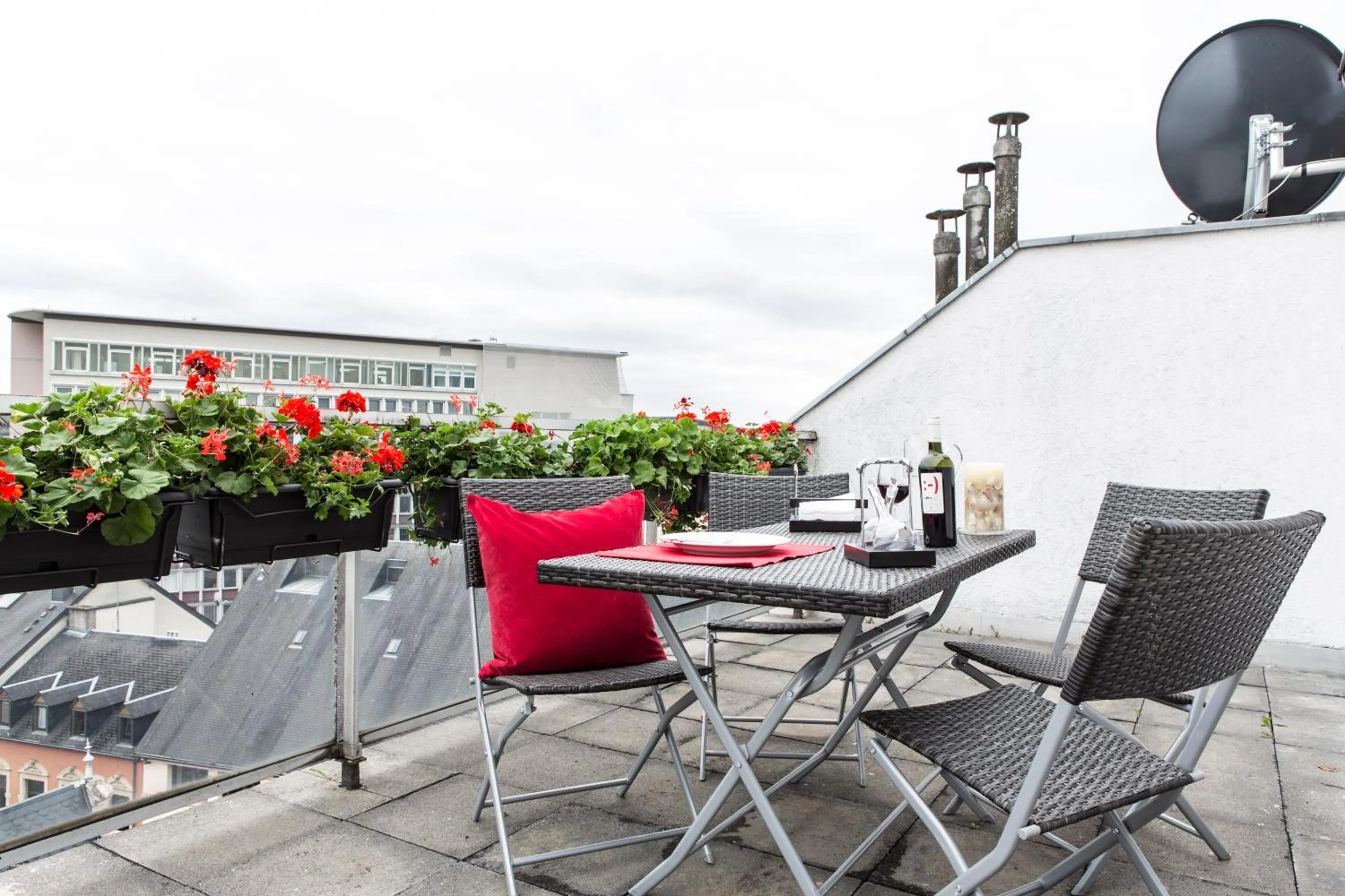 Balcony/Terrace in The Queen Luxury Apartments - Villa Marilyn
