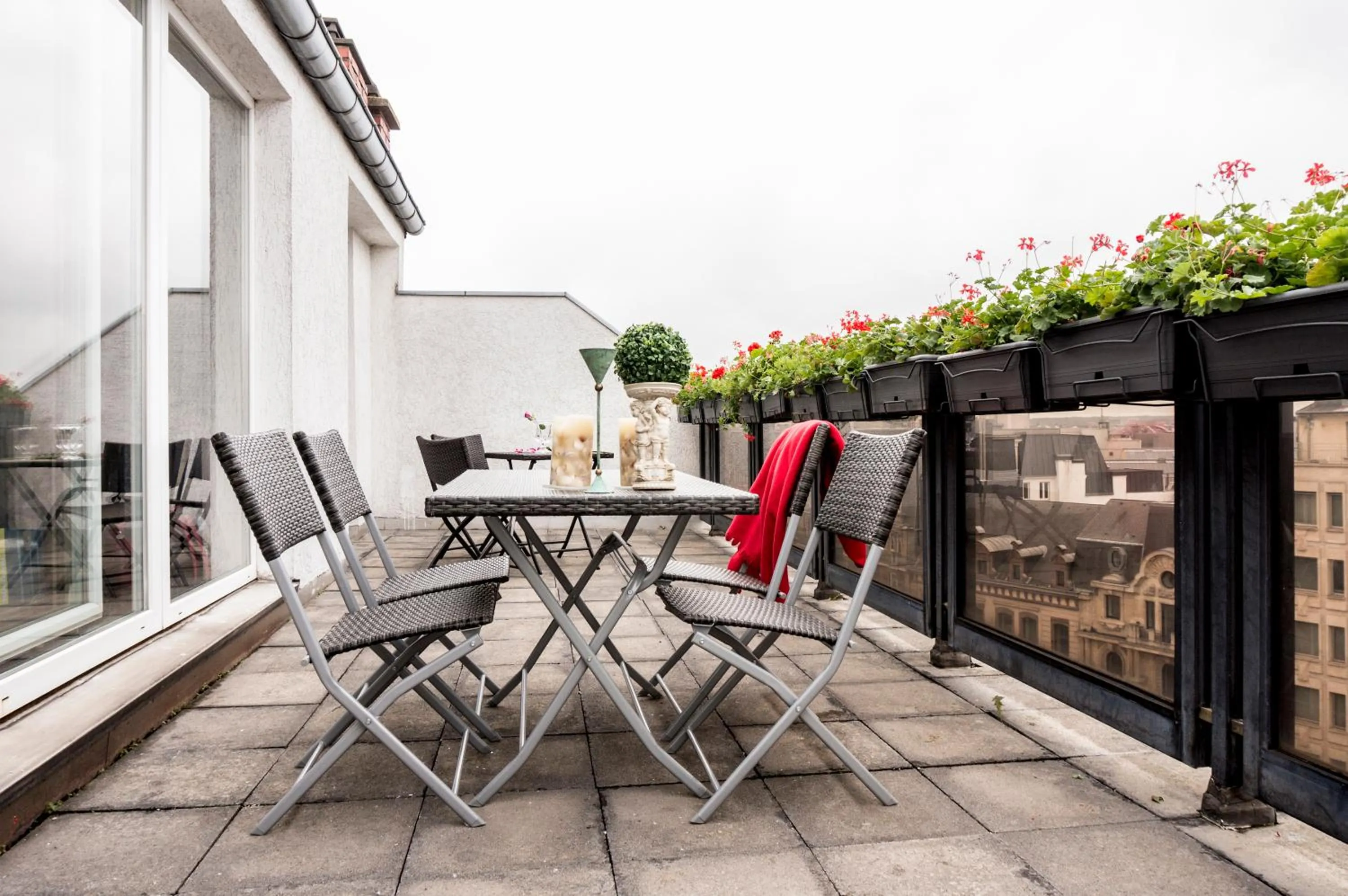 Balcony/Terrace in The Queen Luxury Apartments - Villa Marilyn
