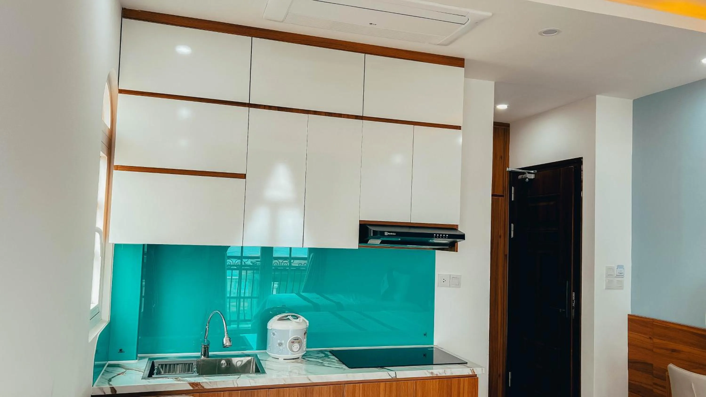 Kitchen or kitchenette in LABE Hotel Phu Quoc