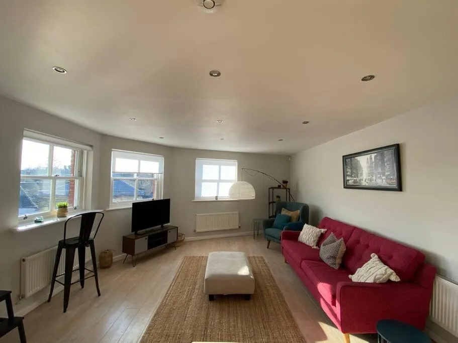 Living room in The Penthouse, Winchester
