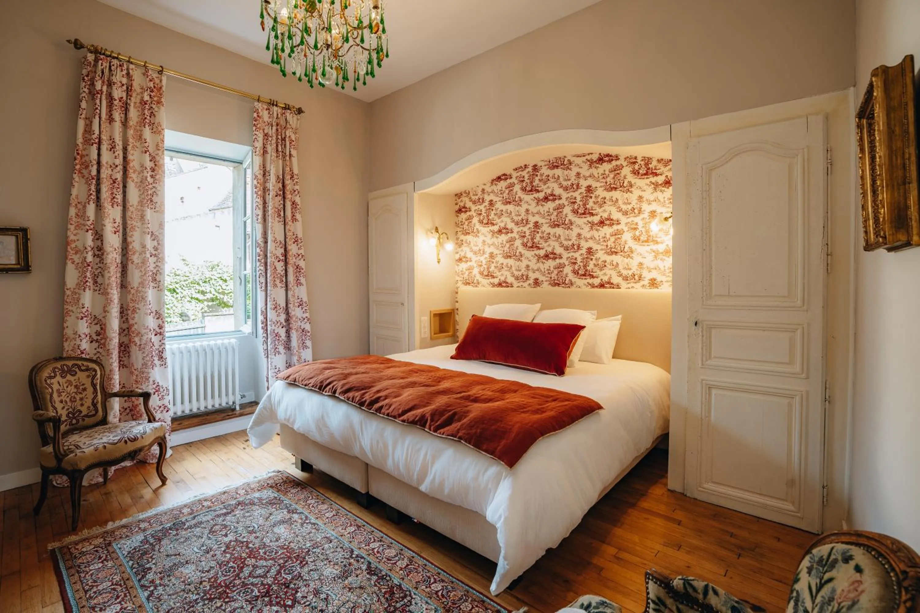 Bed in Hôtel l'Abbaye