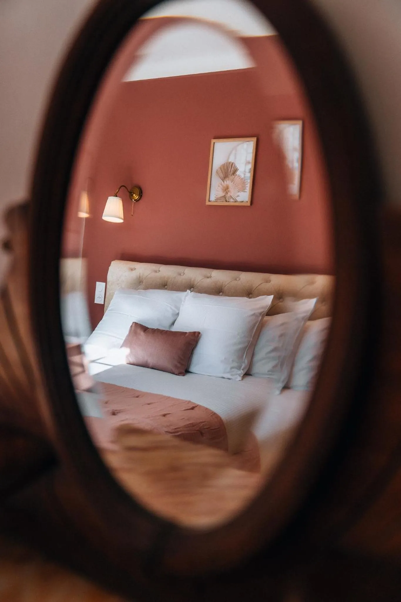 Bed in Hôtel l'Abbaye