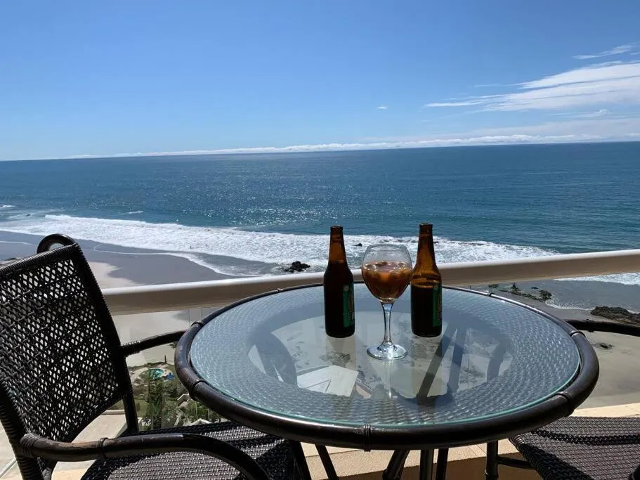 Balcony/Terrace in The Dolphins Ocean Front-Beach 2 BR 2Bth