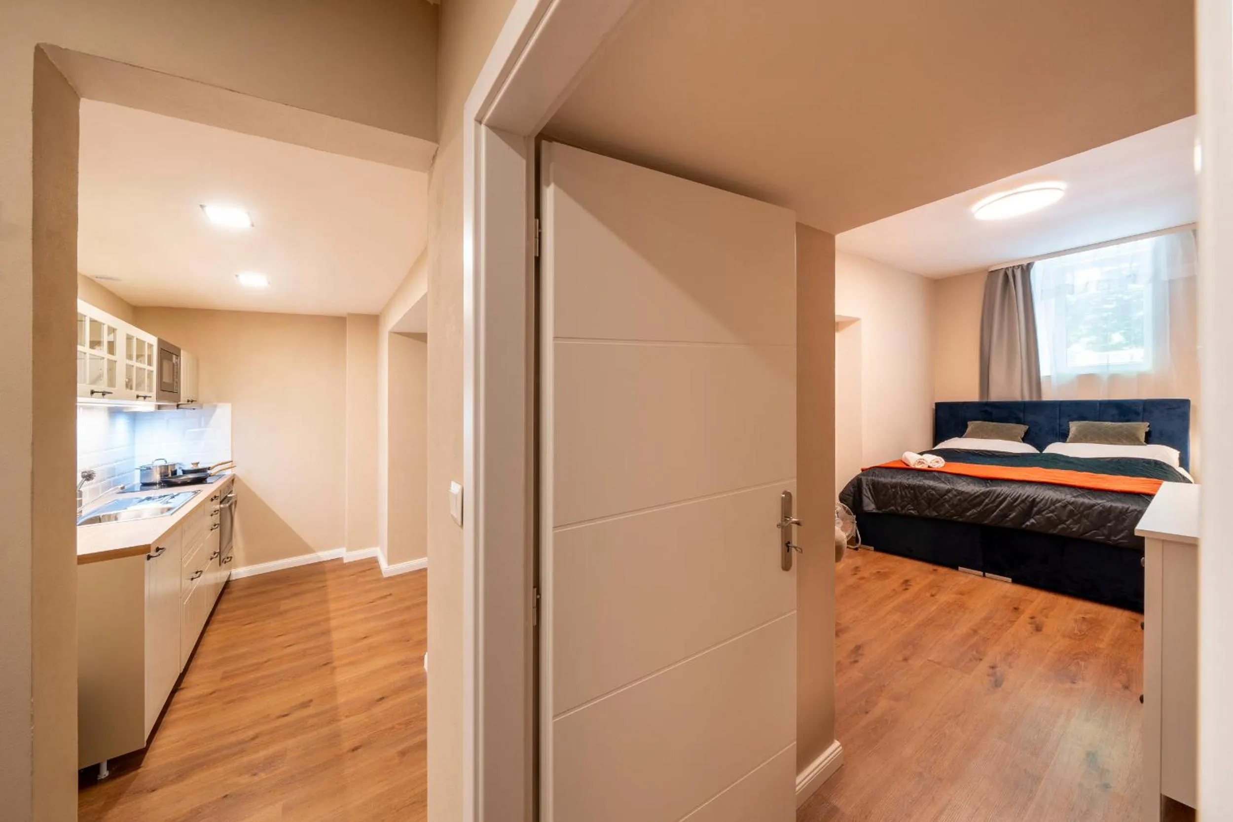 Bed in Apart Hotel Zborovska