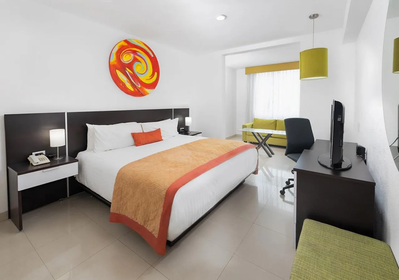 Bedroom, Bed in Hotel México Plaza Irapuato