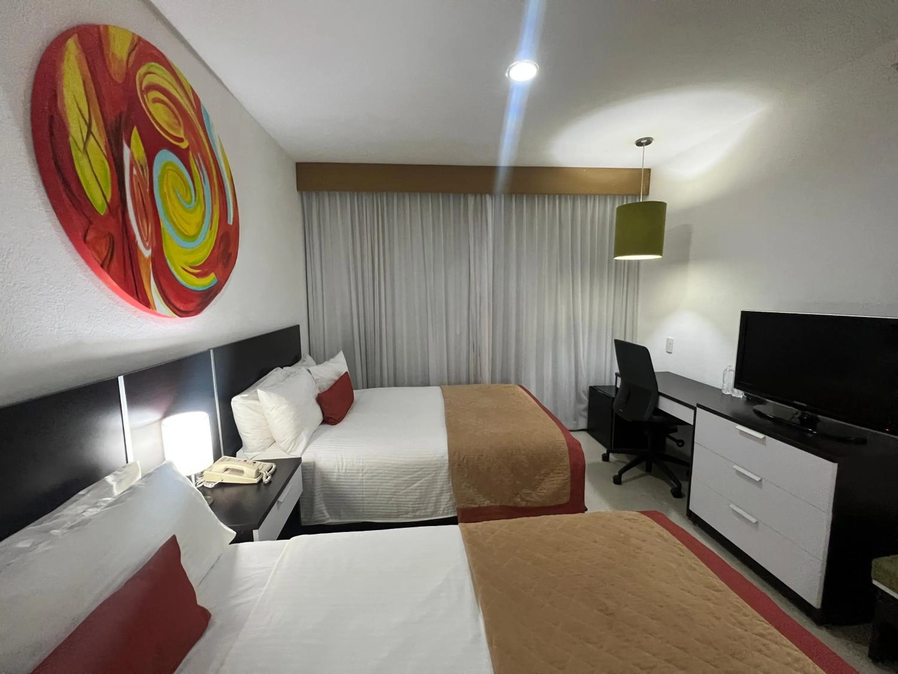 Bedroom, Bed in Hotel México Plaza Irapuato