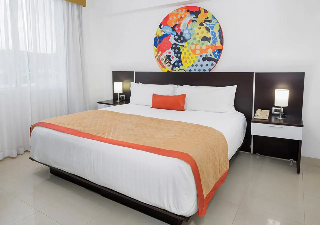 Bedroom, Bed in Hotel México Plaza Irapuato