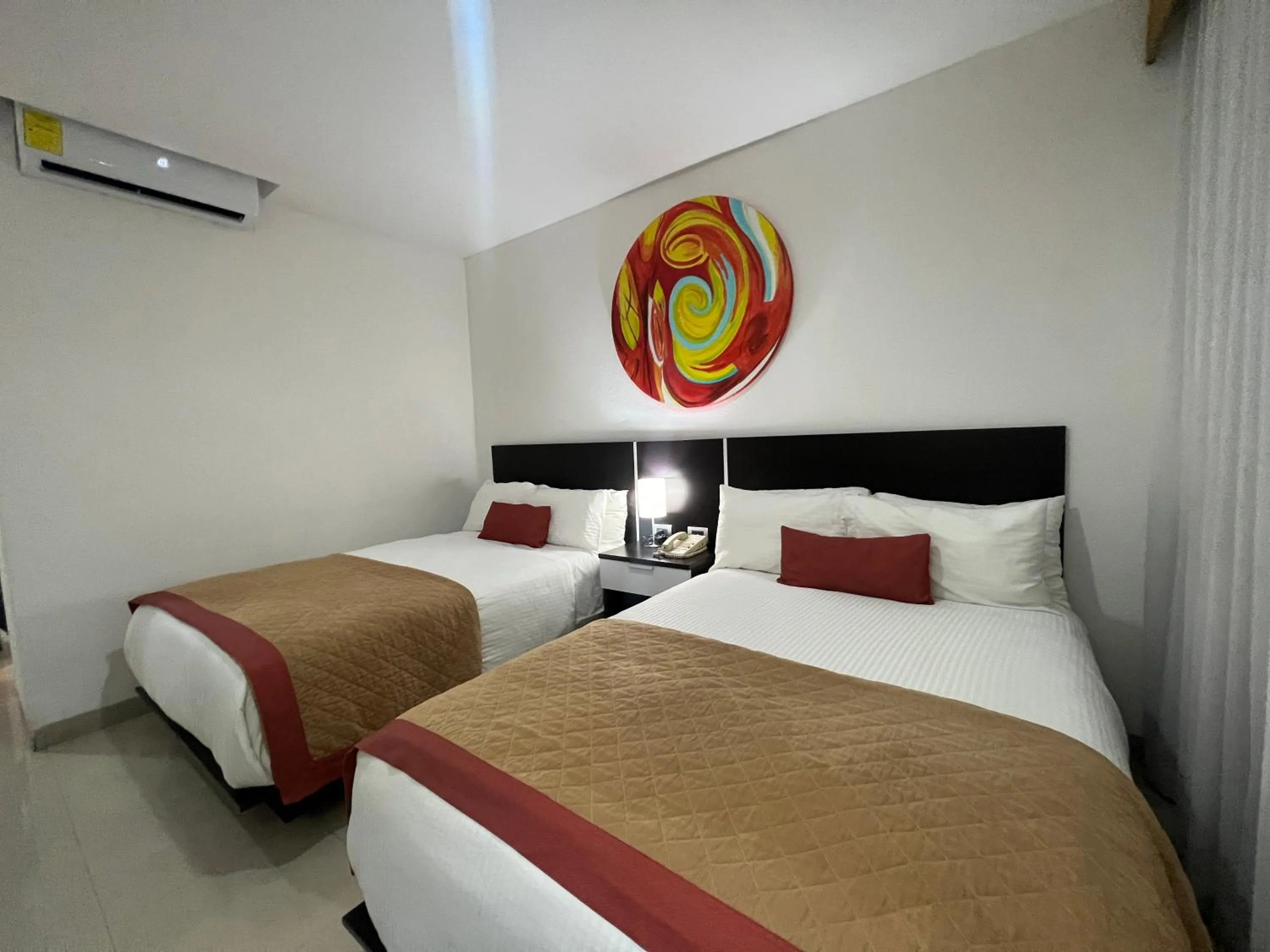 Bedroom, Bed in Hotel México Plaza Irapuato