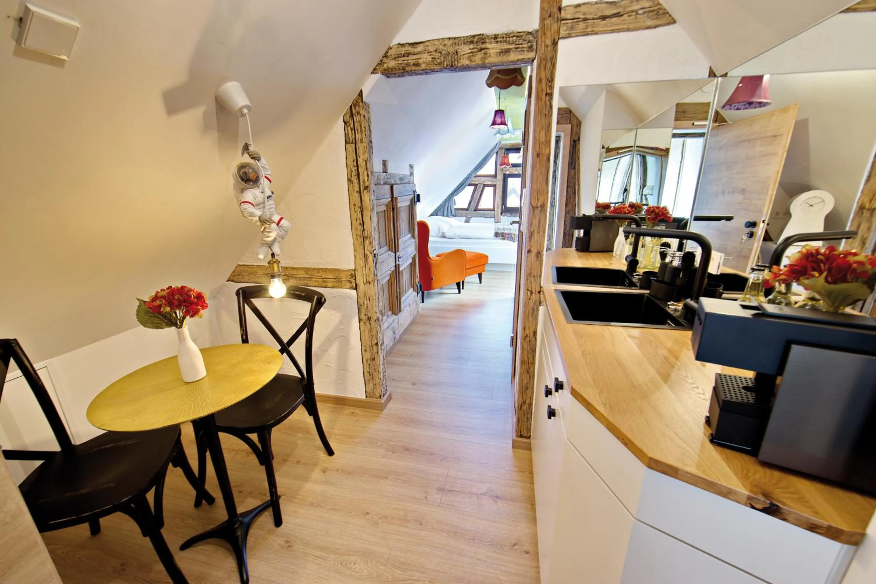 Kitchen or kitchenette in Zinsers Appartements im Flämmle