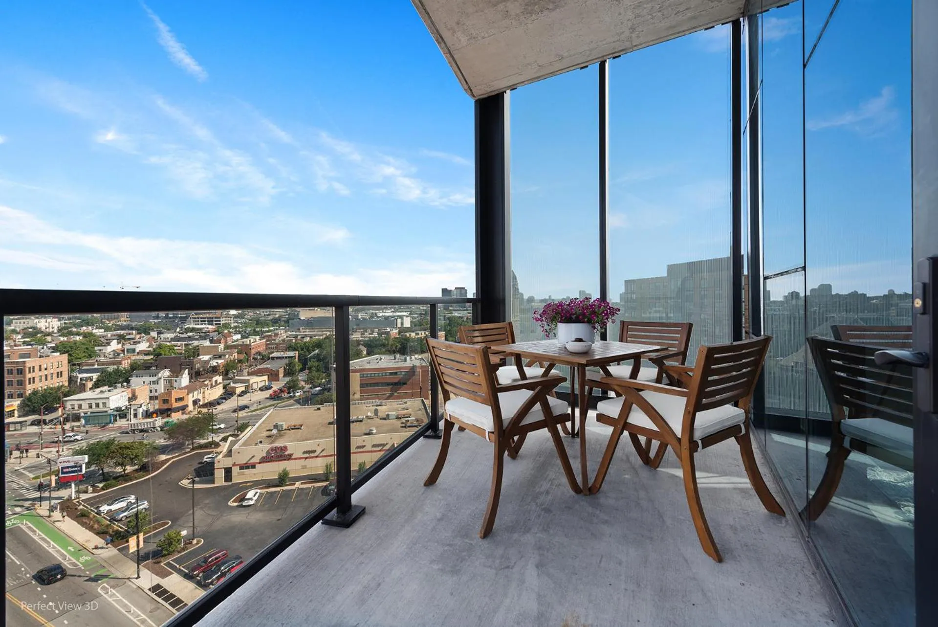 Balcony/Terrace in Avenir West Loop Penthouses with Iconic City Views