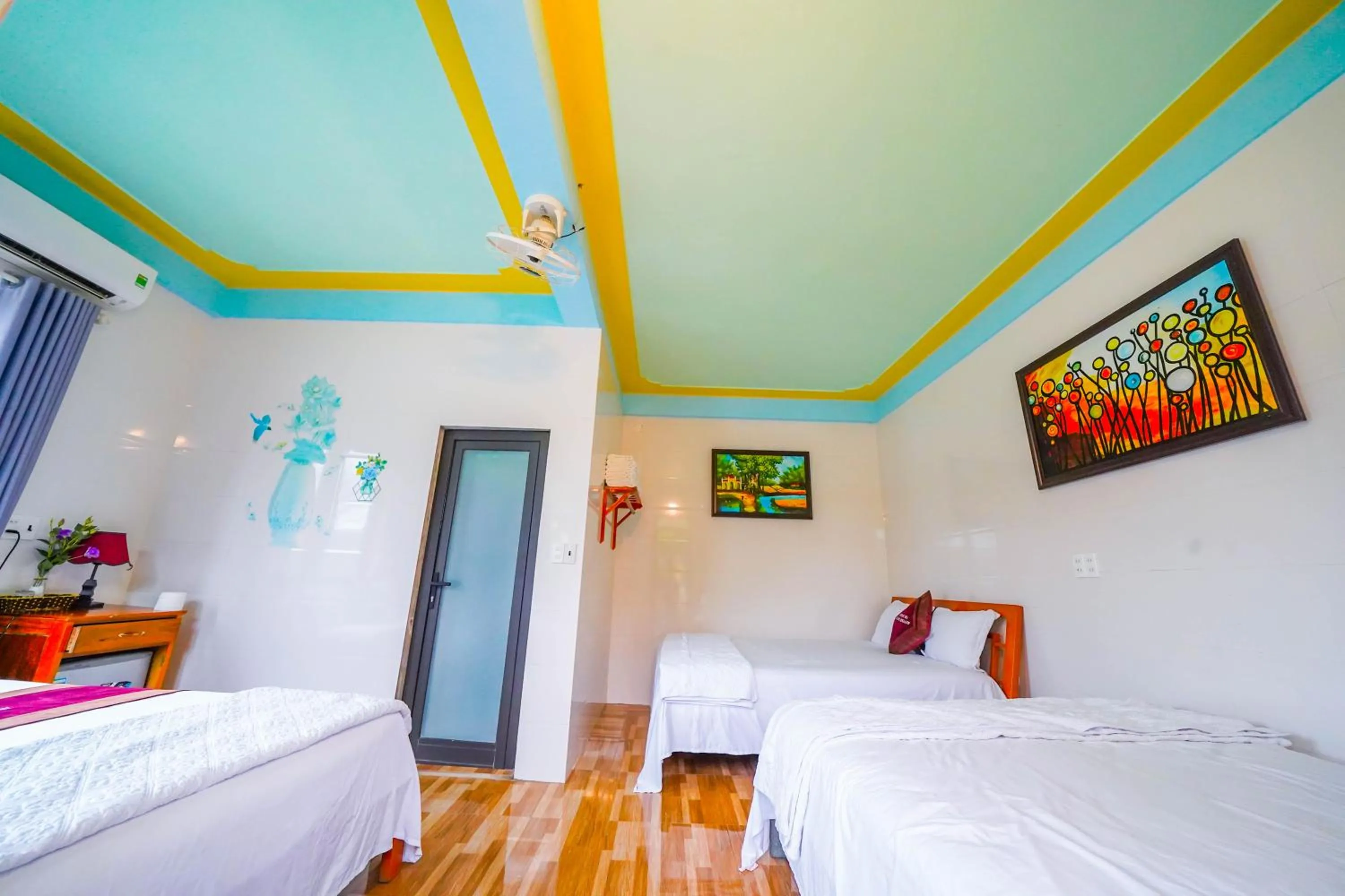 Bed in Phong Nha Escape Bungalow