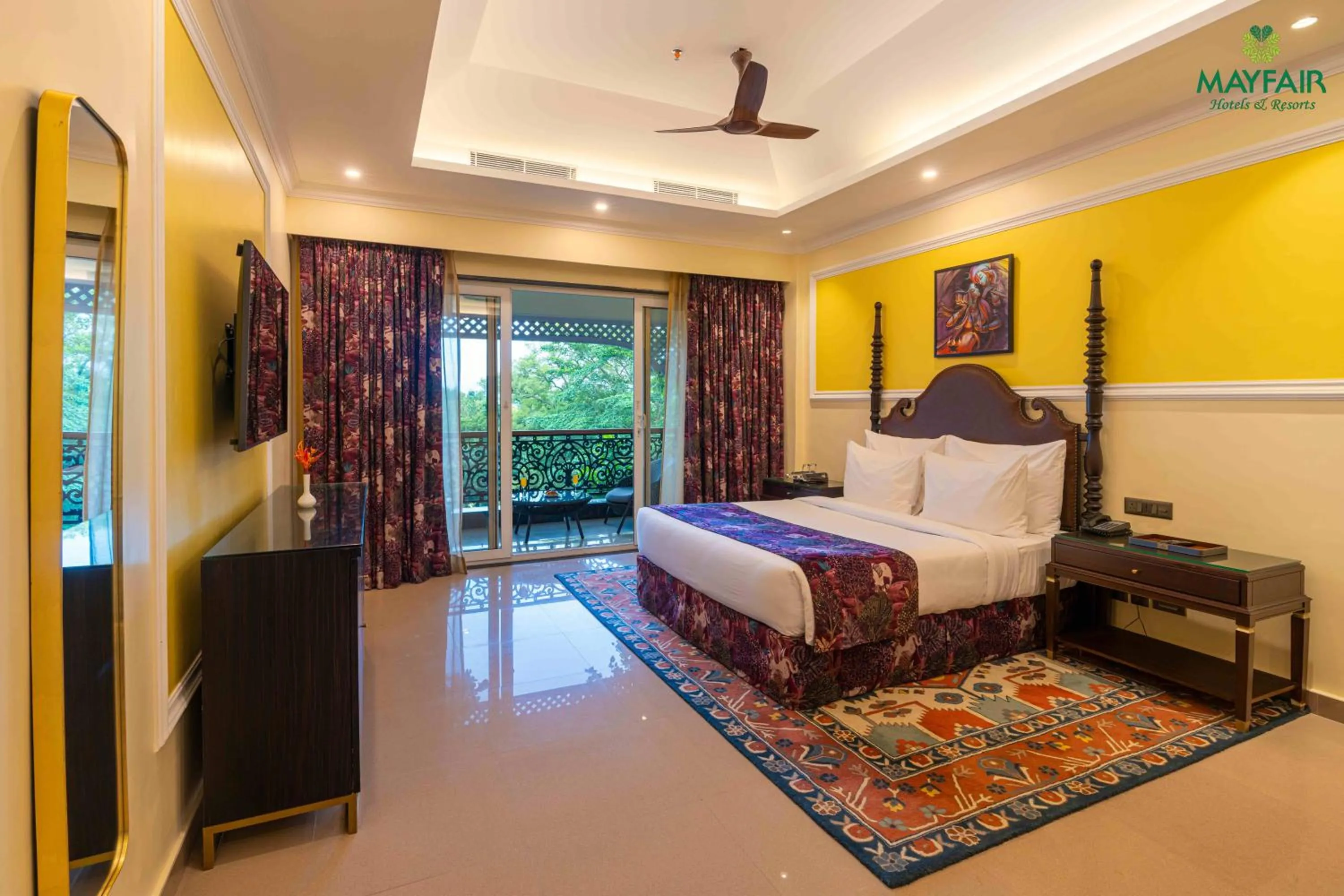 Bedroom, Bed in Mayfair Spring Valley Resort Guwahati