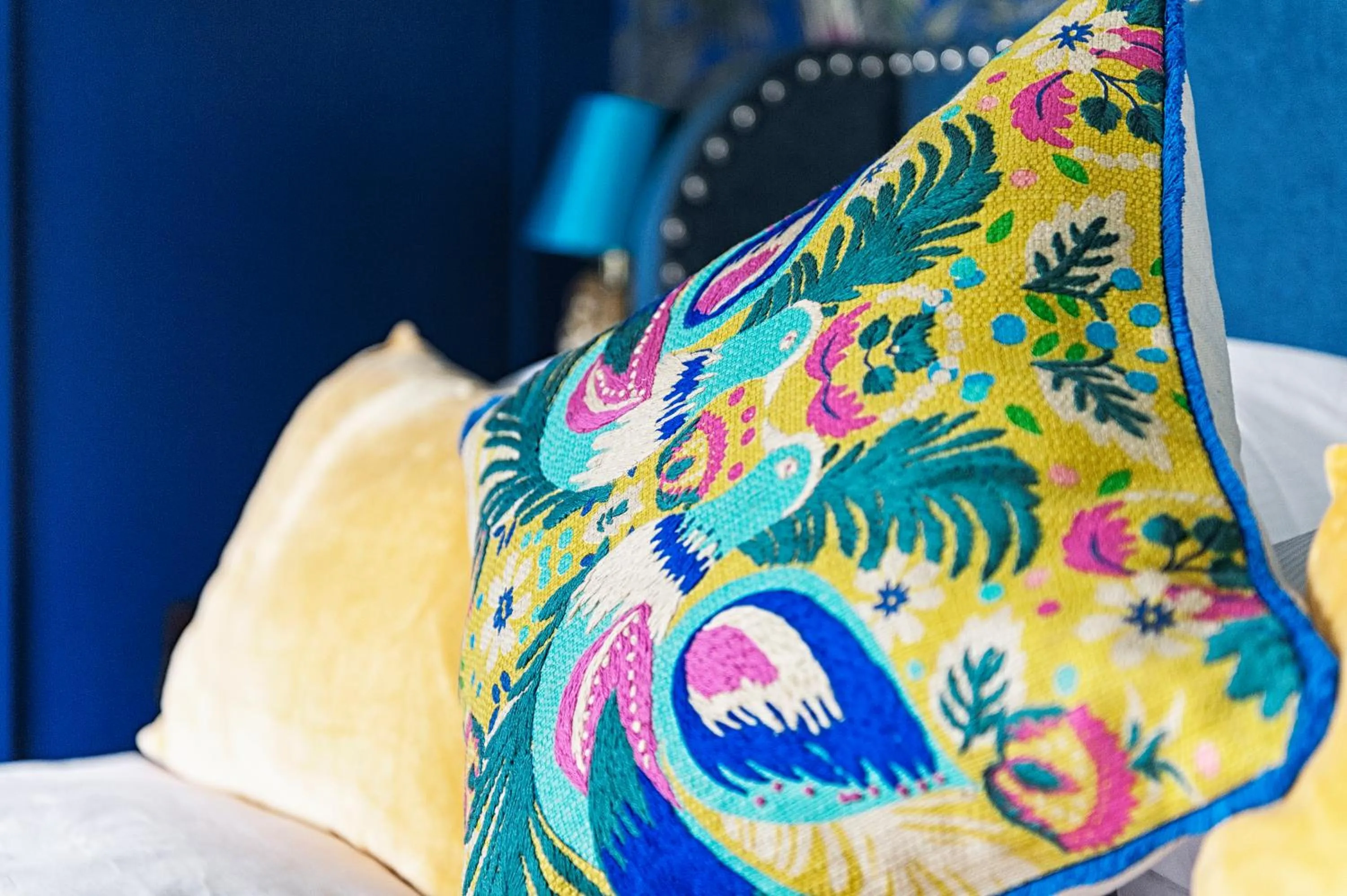 Decorative detail, Bed in The Coach House