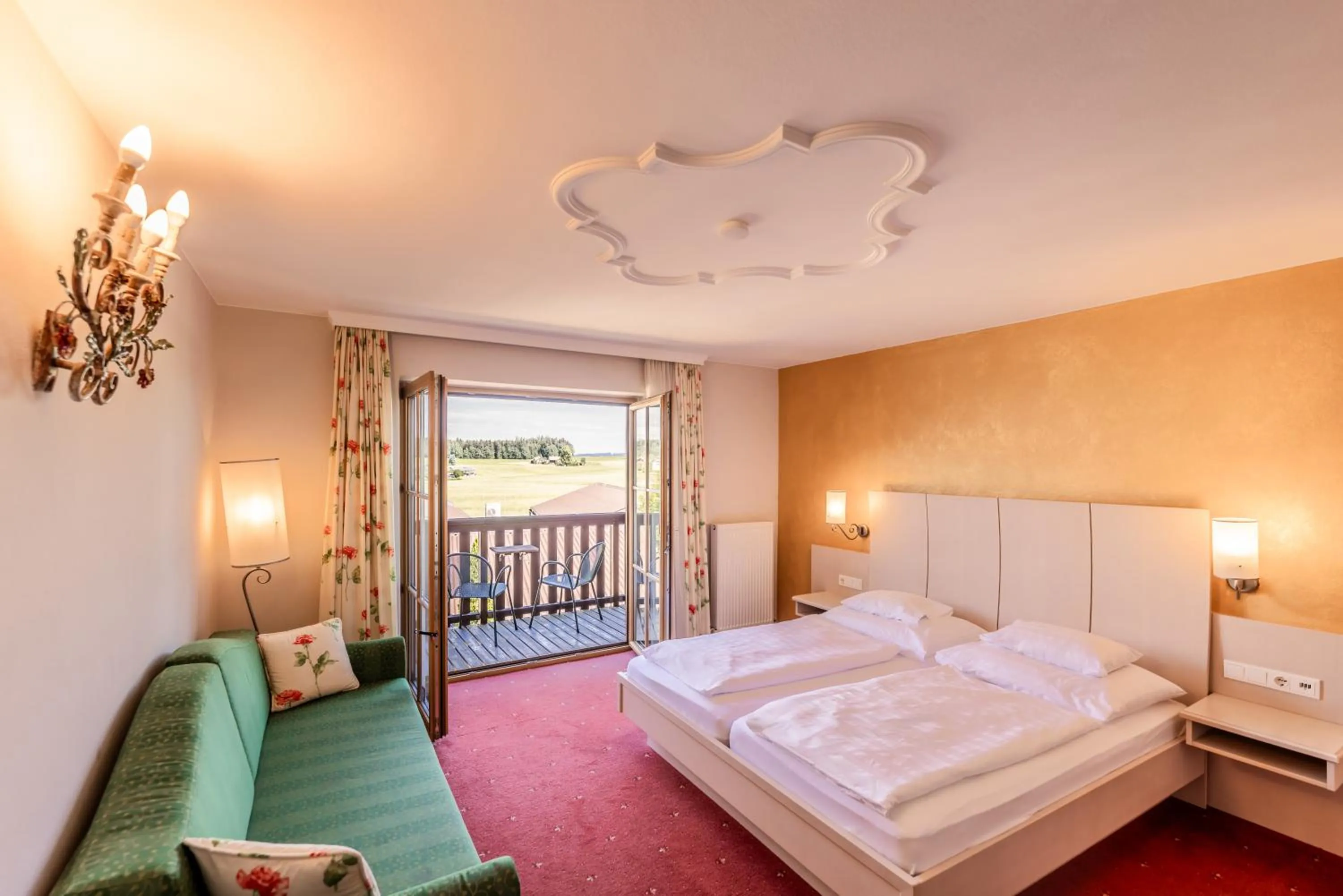 Balcony/Terrace, Bed in Gastagwirt