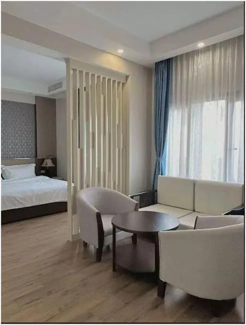 Bed in 东都明月酒店Dong Do Minh Nguyet