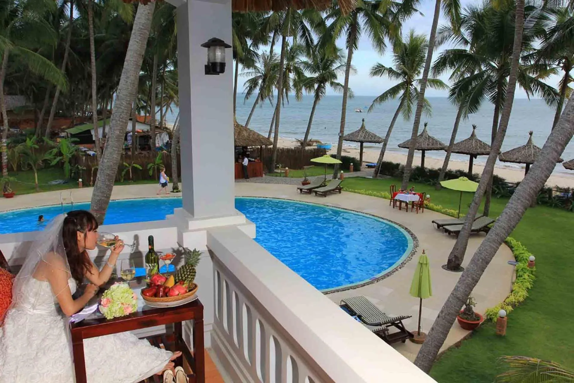 Patio in Muine Sun & Sea Resort