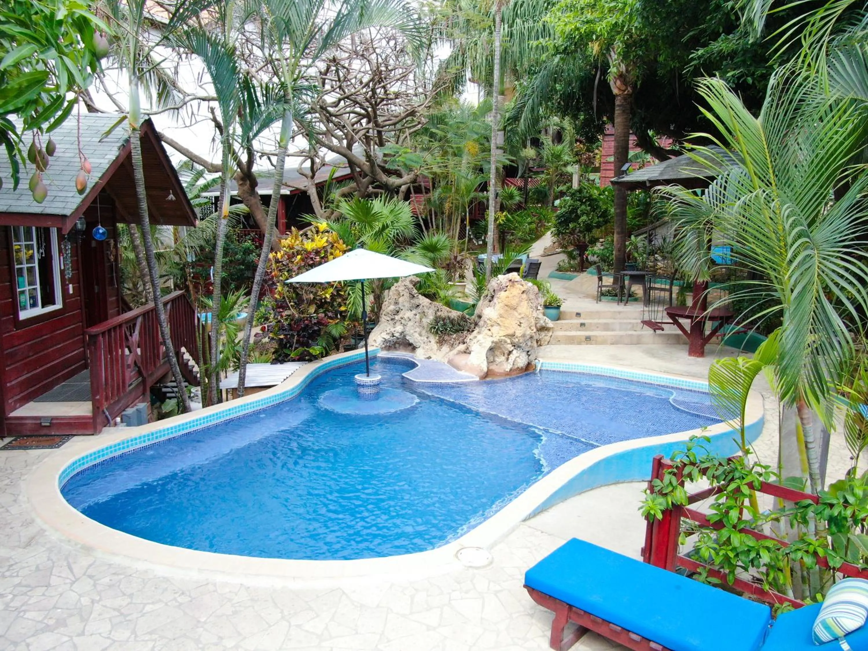 Swimming pool in West Bay Lodge and Spa