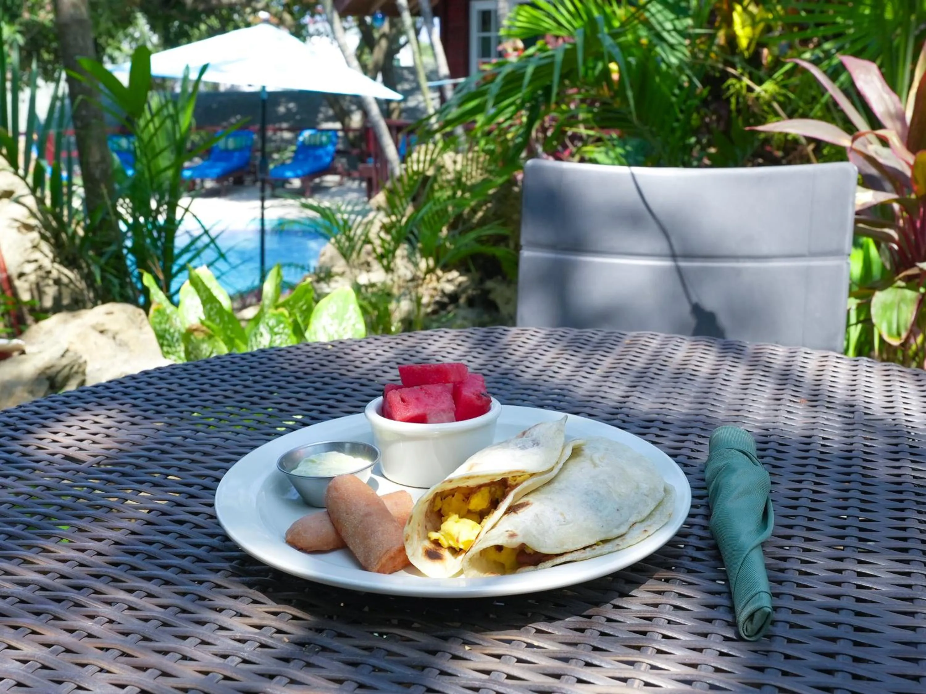 Breakfast in West Bay Lodge and Spa