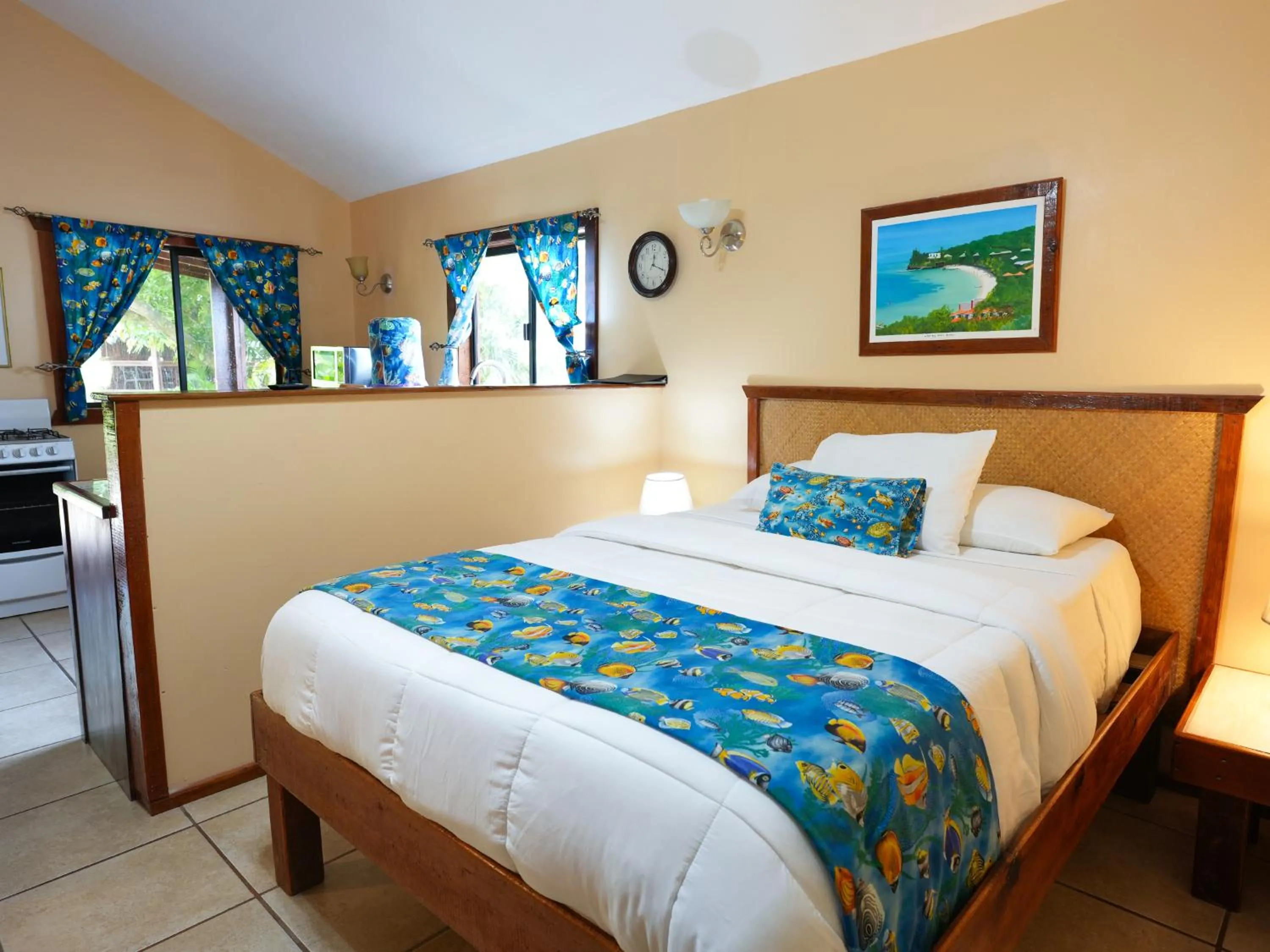 Bedroom, Bed in West Bay Lodge and Spa