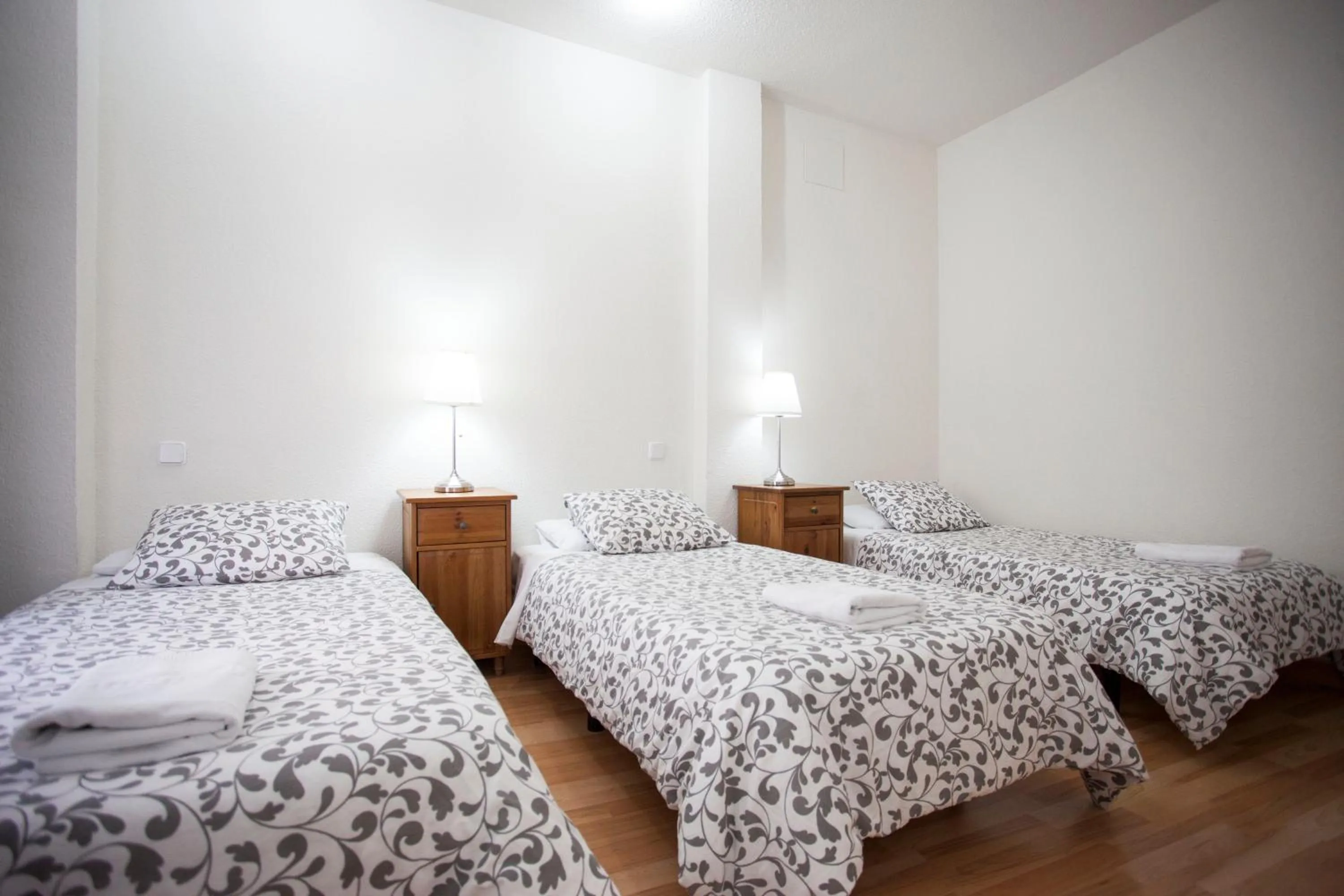 Bedroom, Bed in Fuencarral Apartments