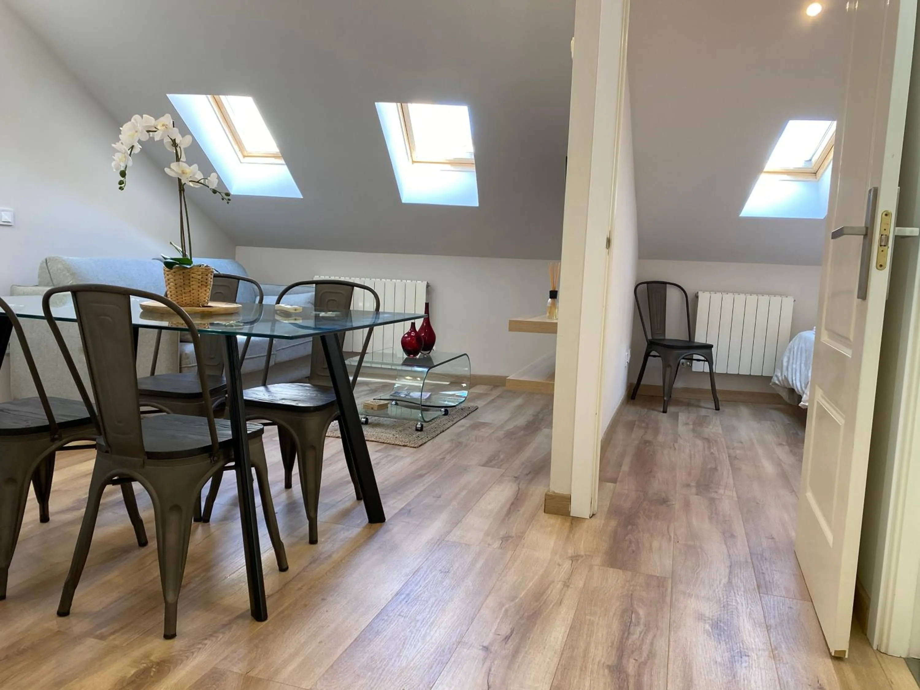 Living room in Fuencarral Apartments