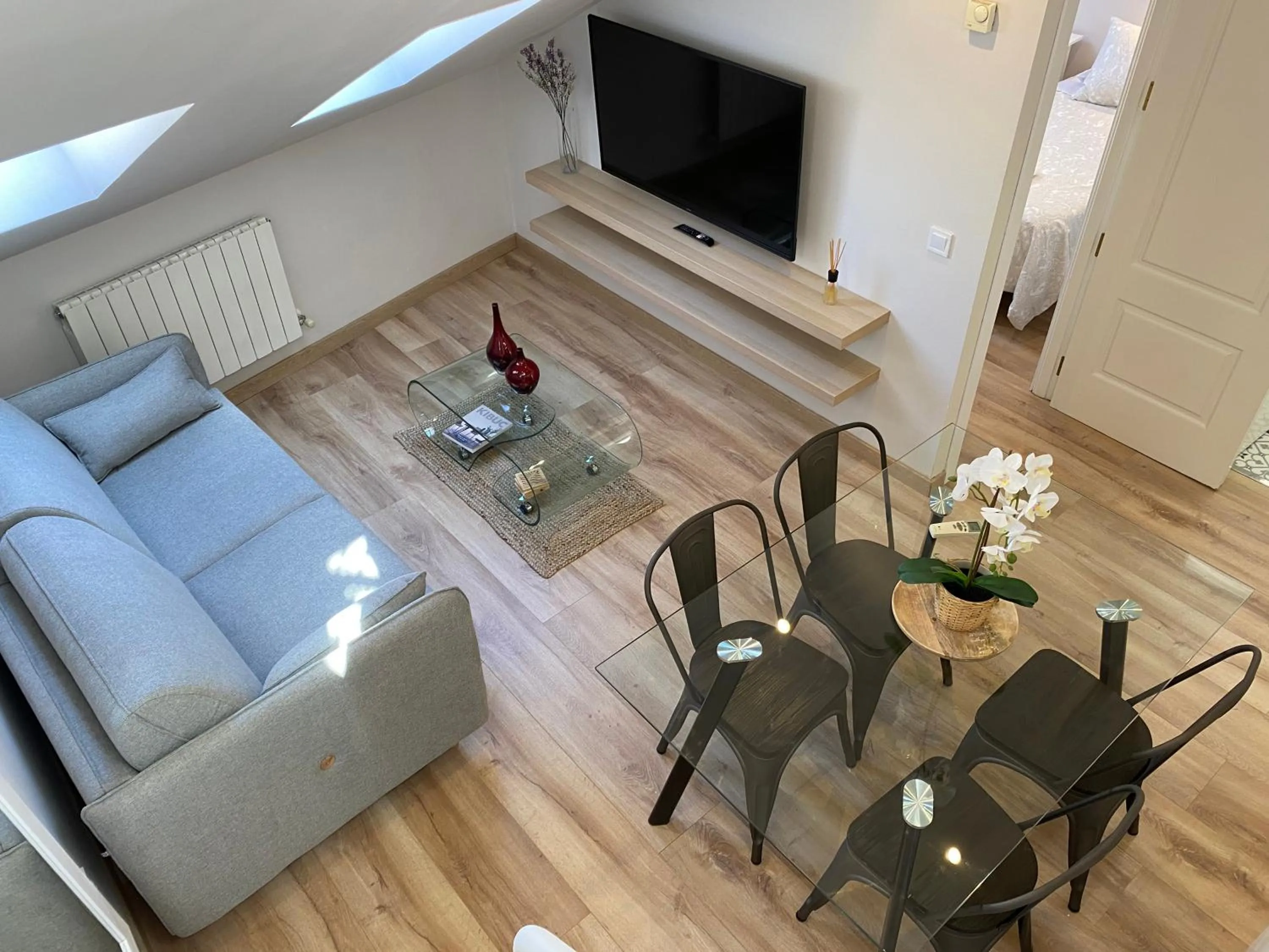 Living room in Fuencarral Apartments