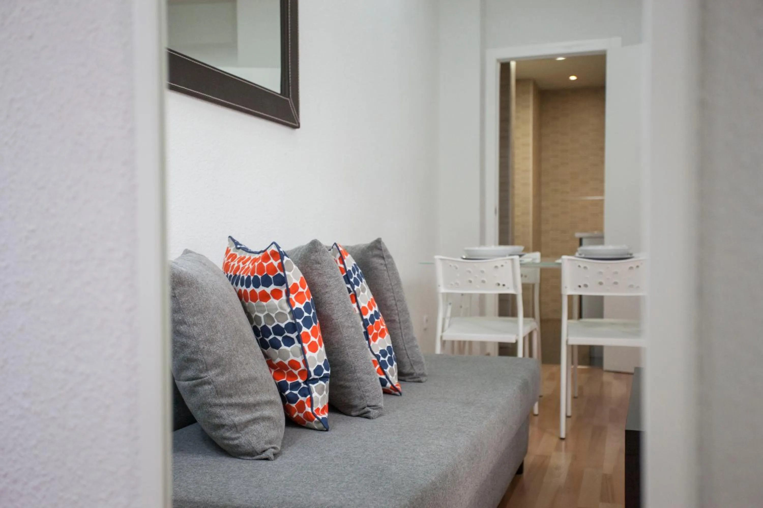 Living room in Fuencarral Apartments