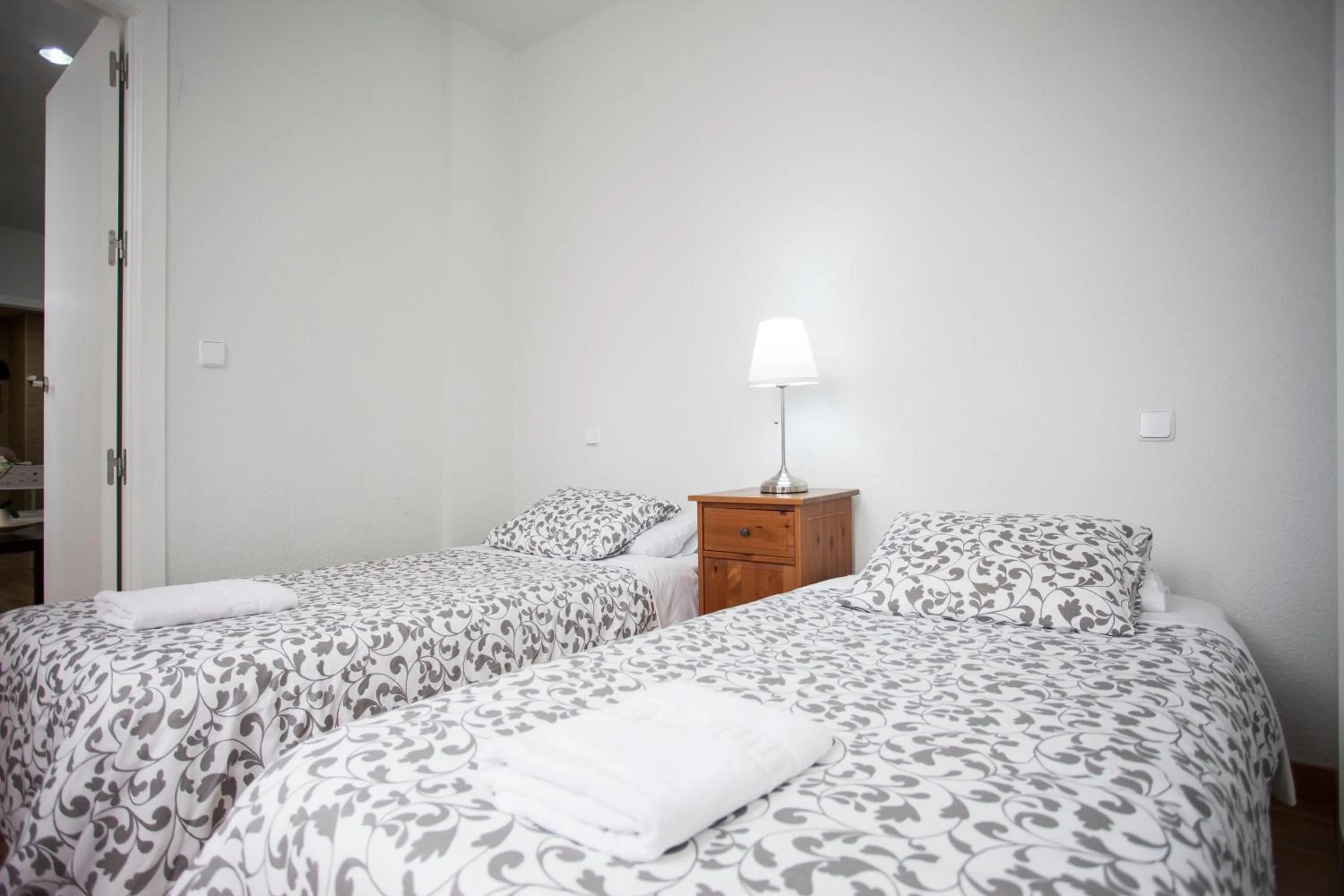 Bedroom, Bed in Fuencarral Apartments