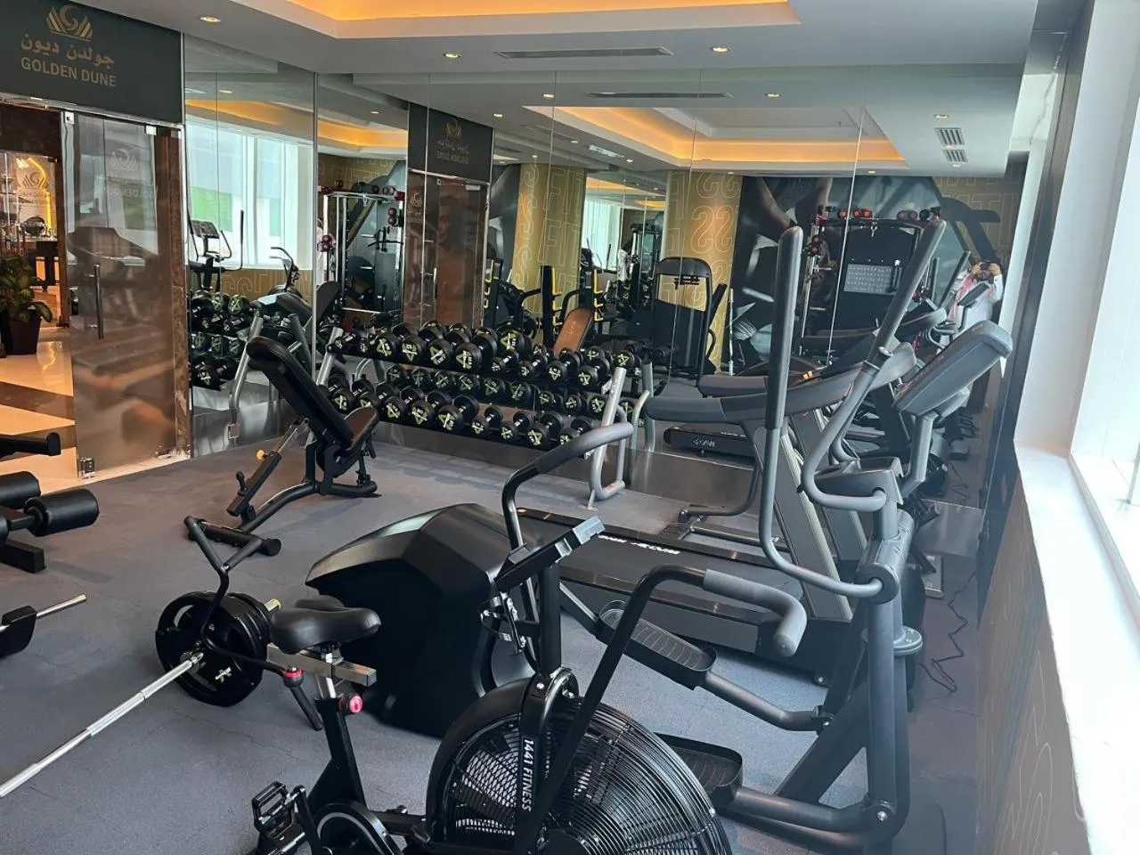 Fitness centre/facilities in Golden Dune Residential Unit - Almalaz