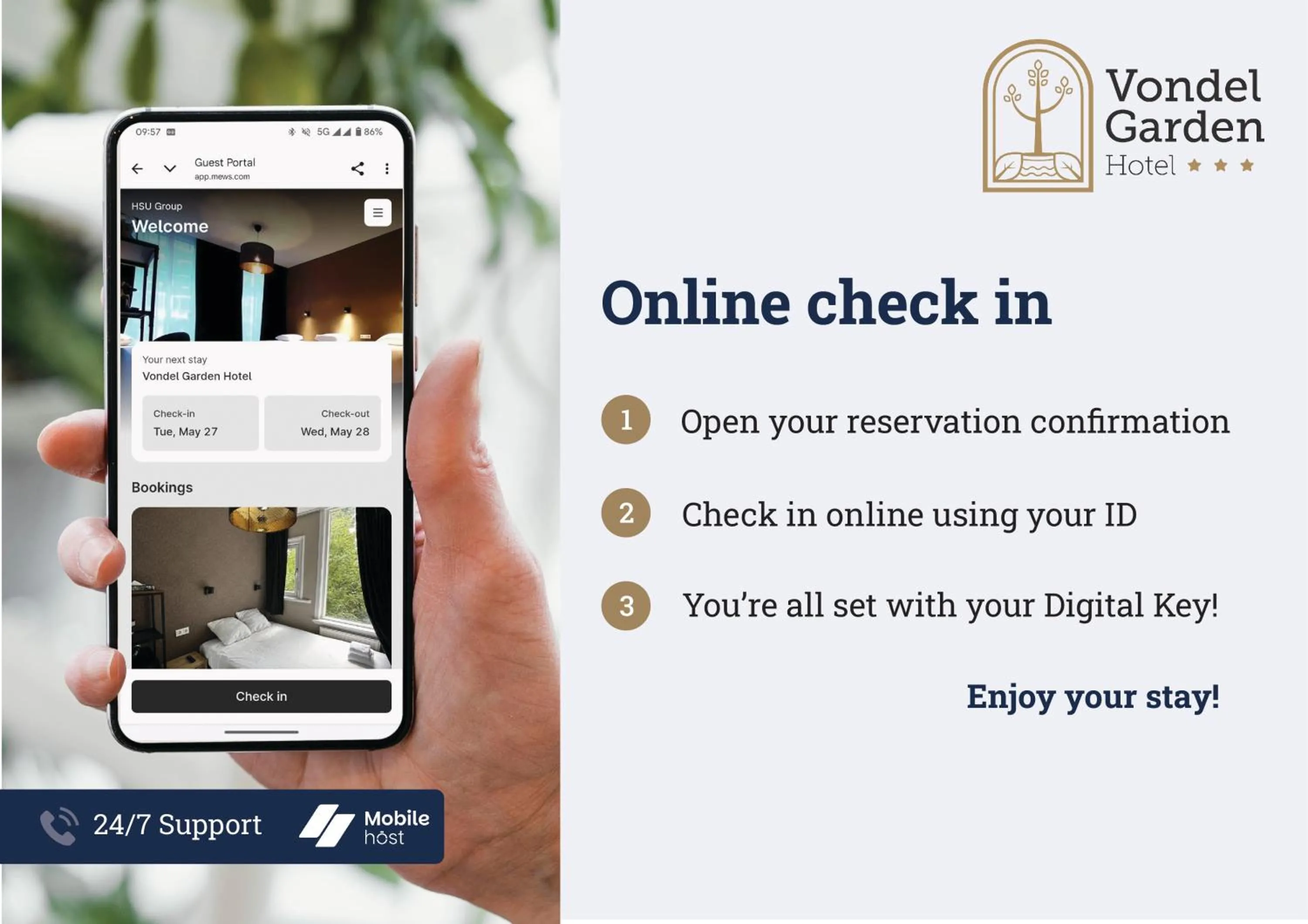 internet in Hotel Vondel Garden