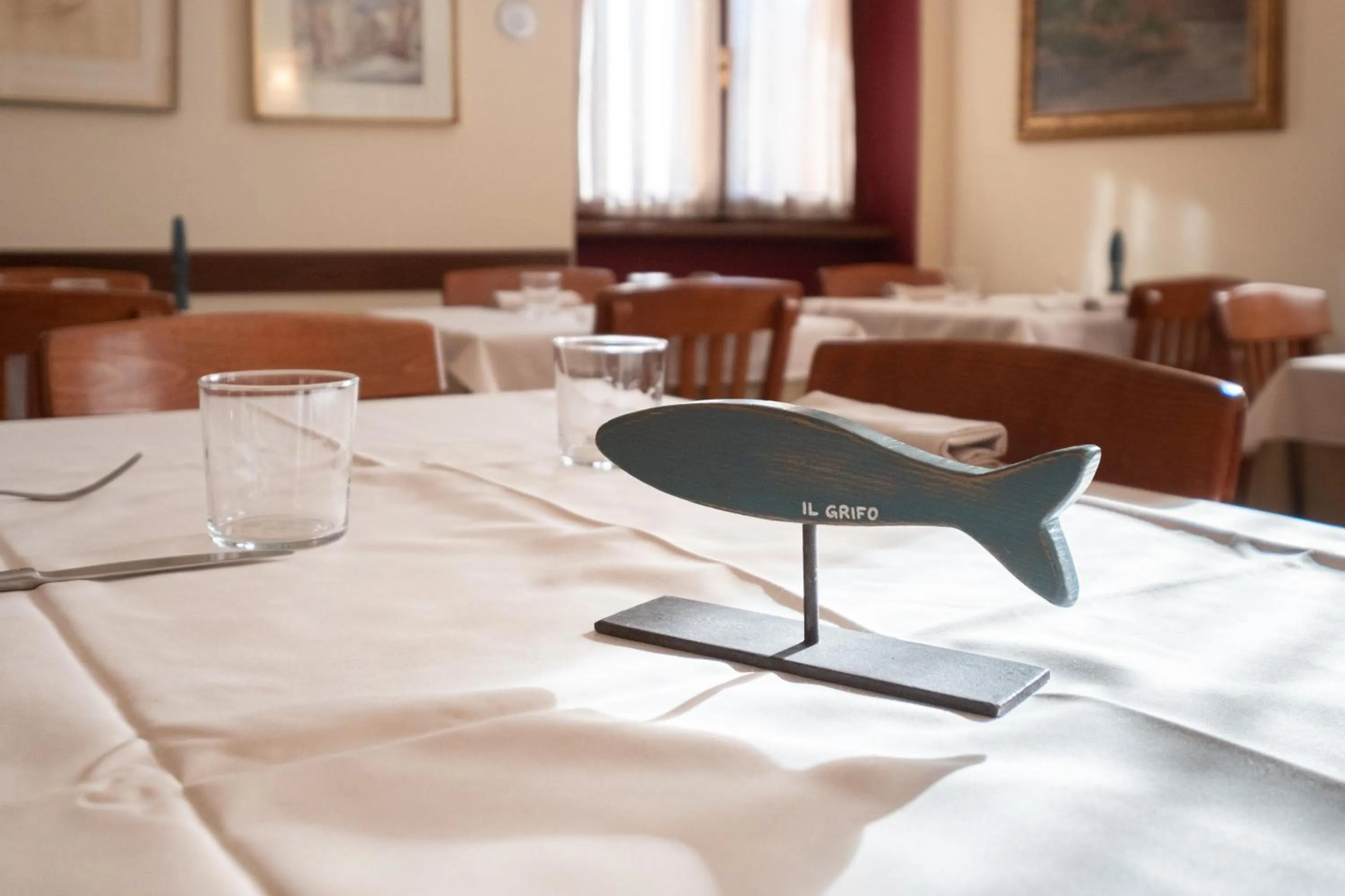 Decorative detail in Il Grifo