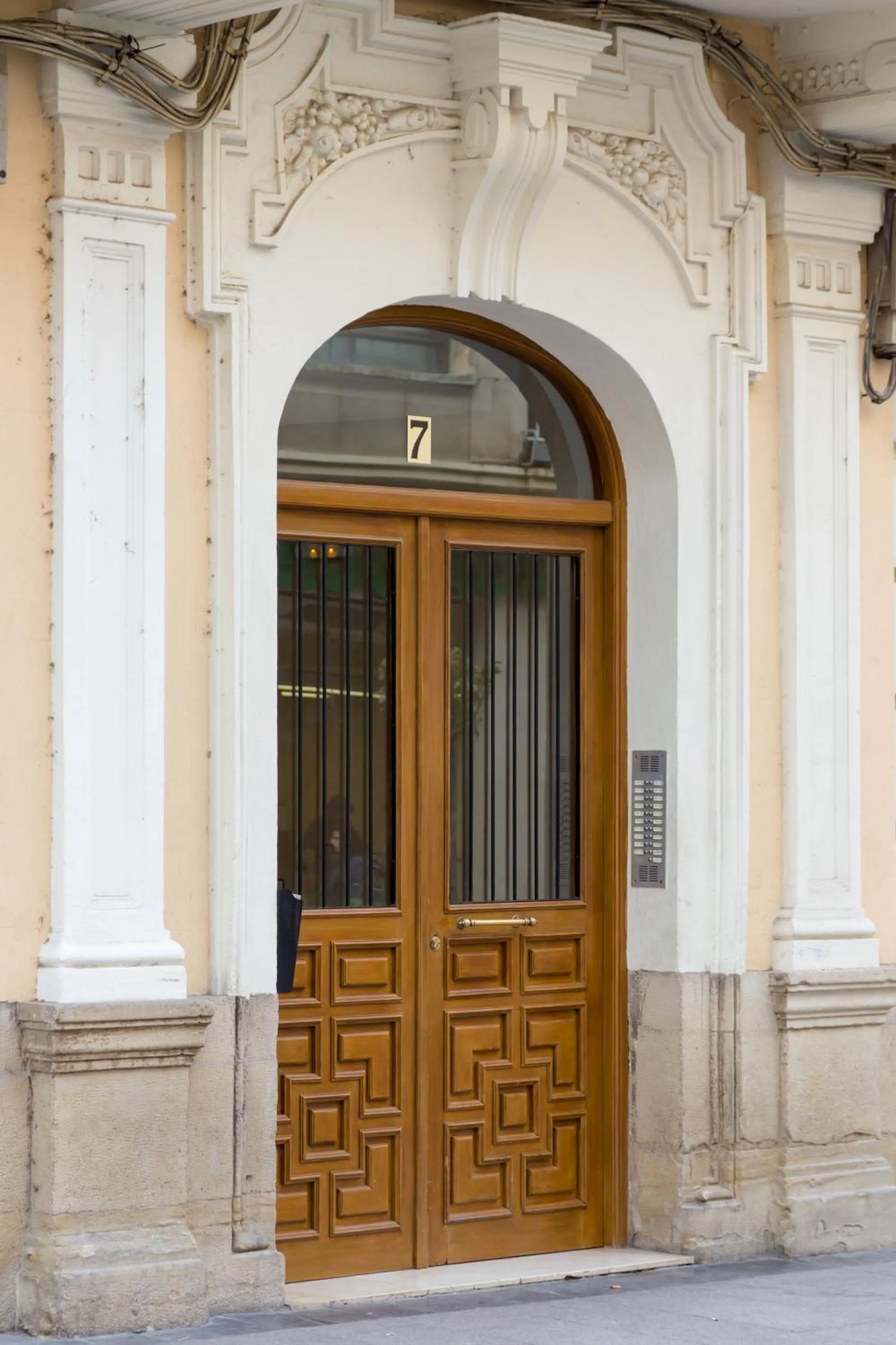 Facade/entrance in Pension Logroño