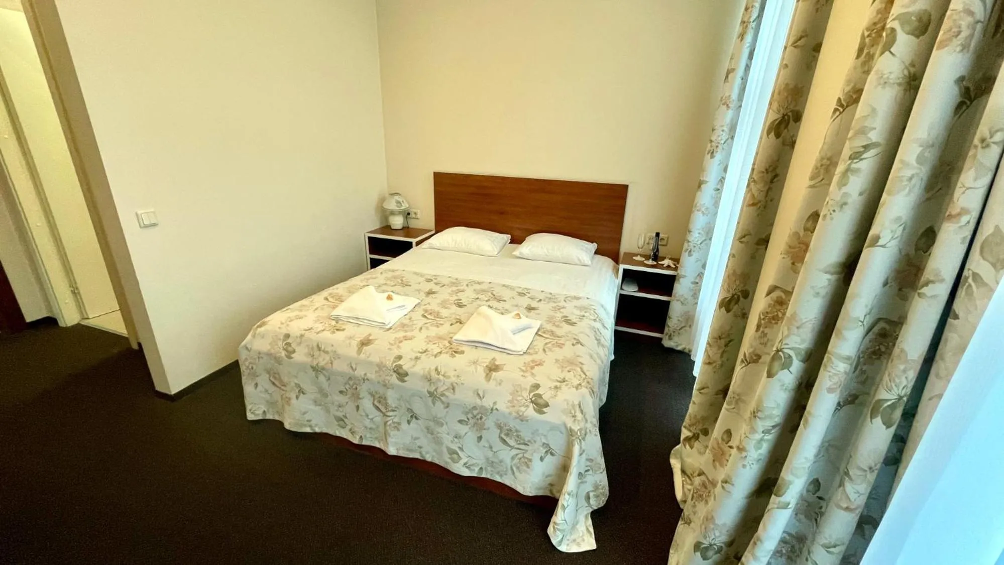 Bed in Riga Unimars Hotel