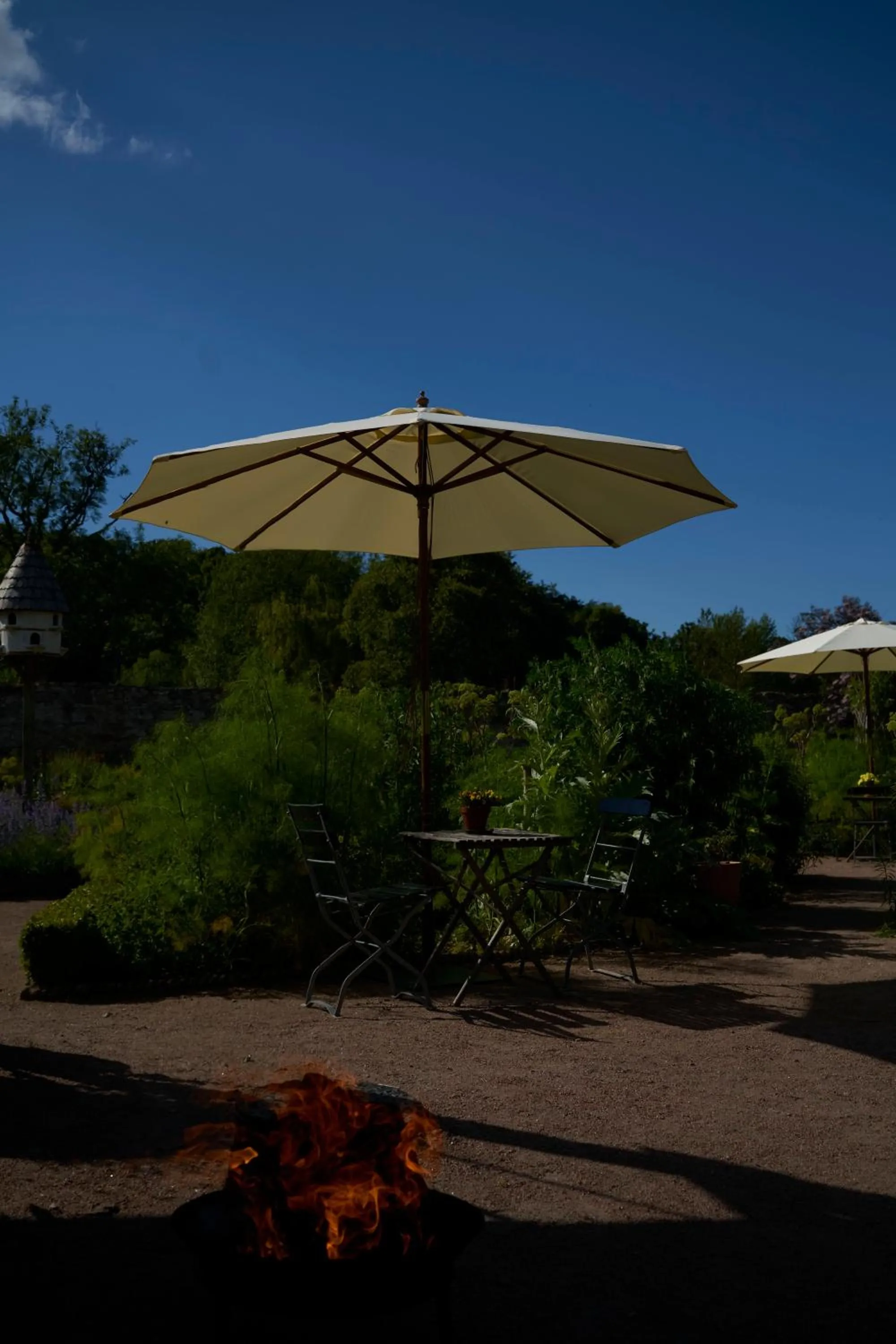 Garden in Boath House Hotel
