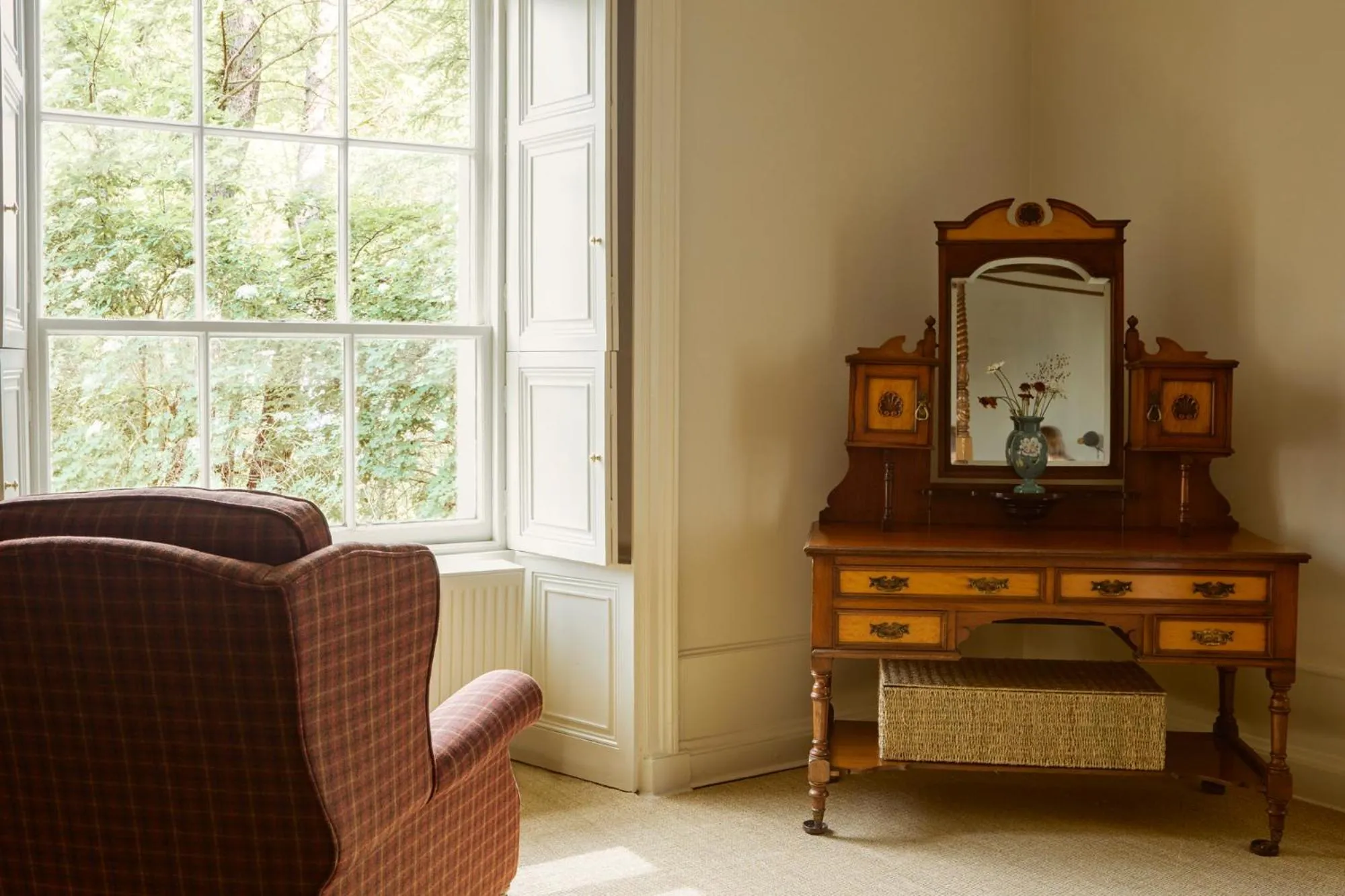 Seating area in Boath House Hotel