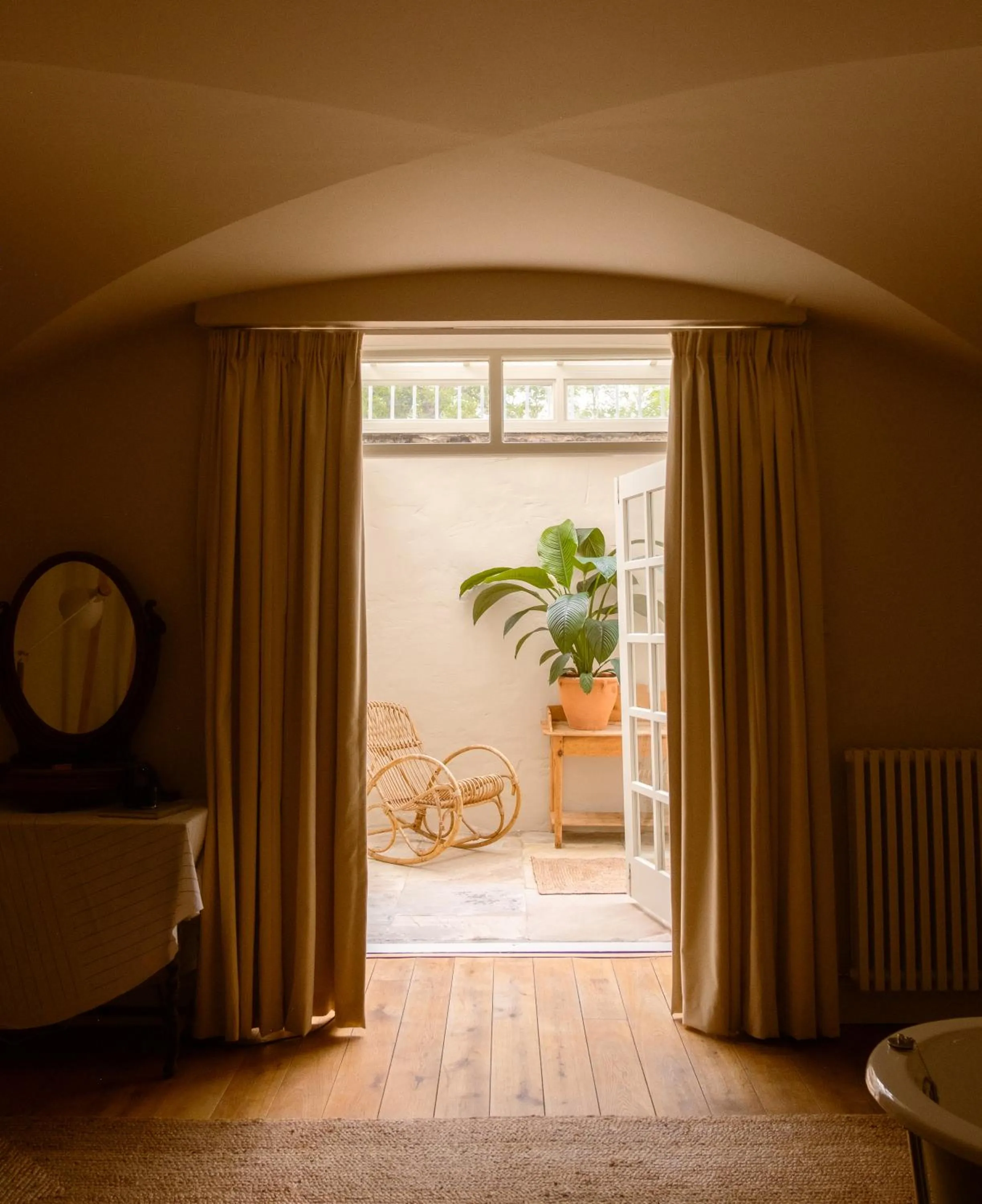 Patio in Boath House Hotel