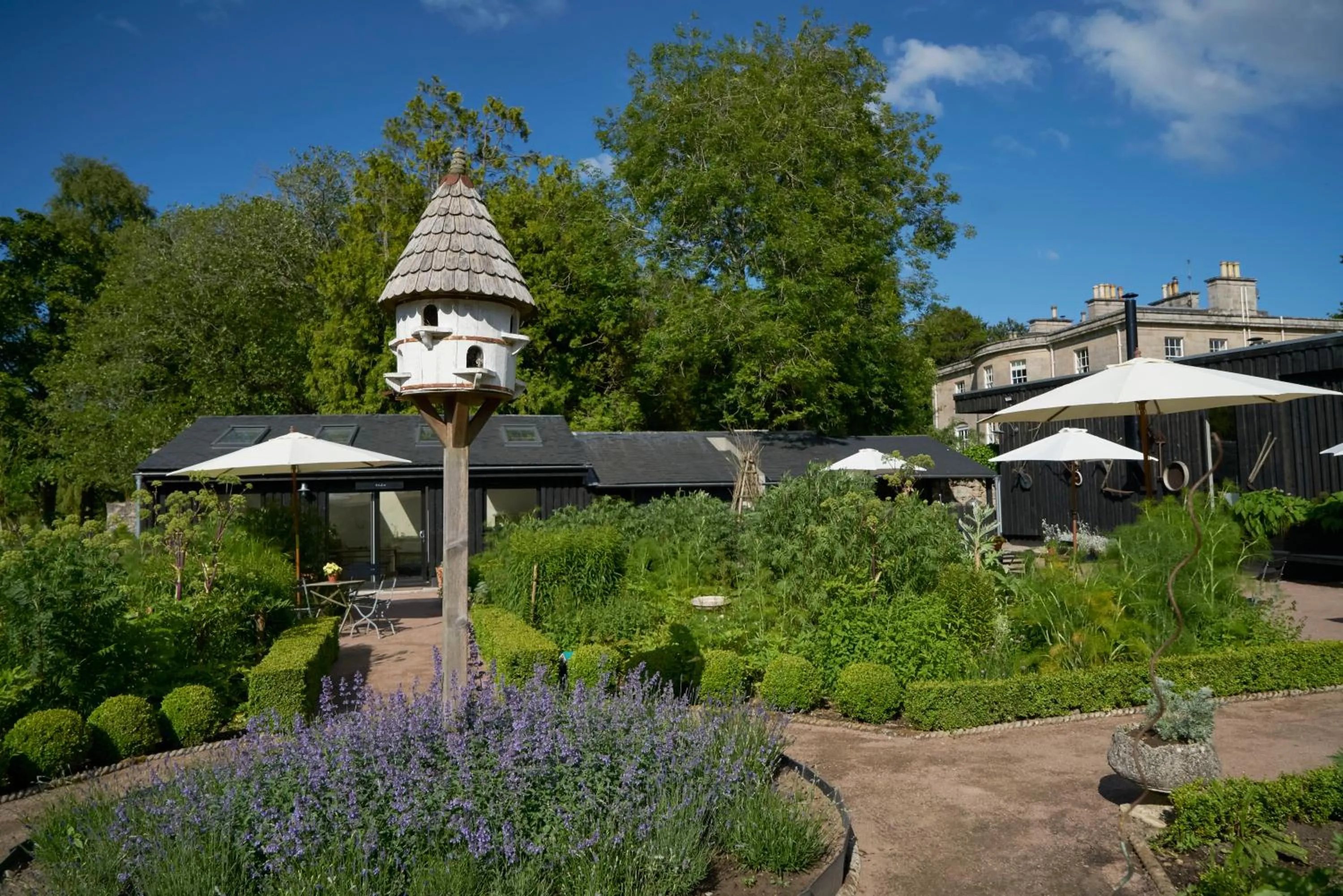 Garden in Boath House Hotel