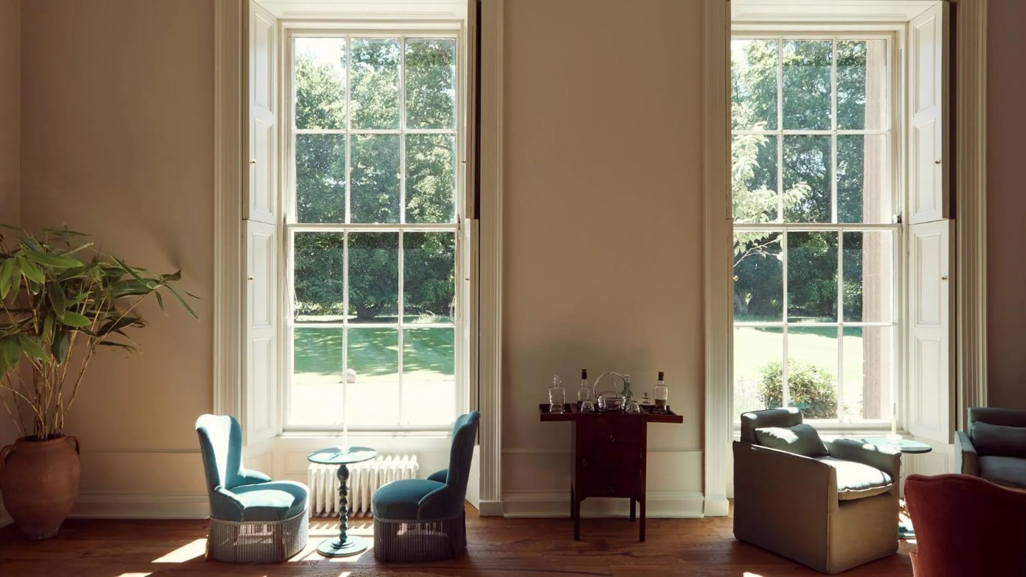 Seating area in Boath House Hotel