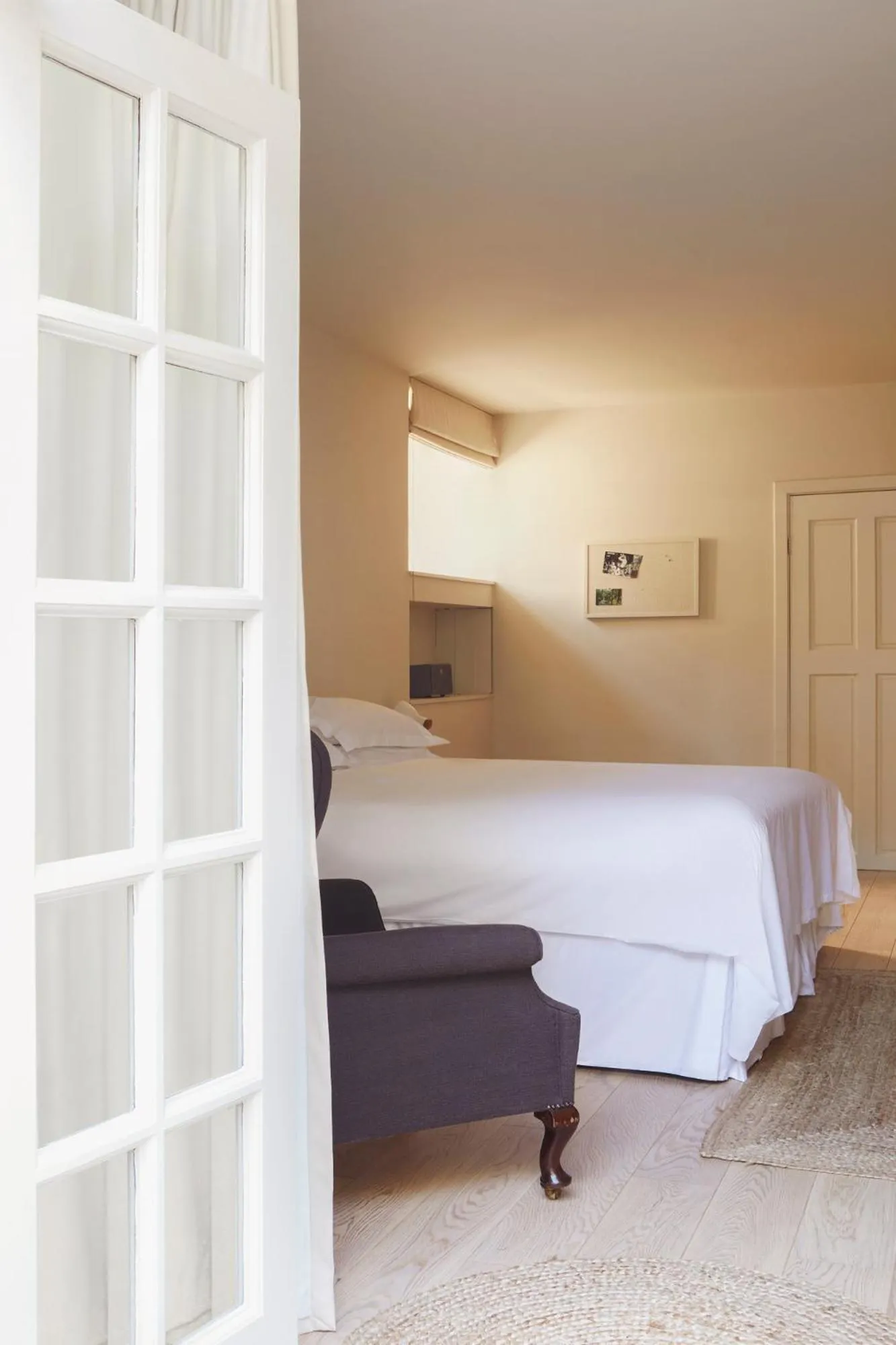 Bed in Boath House Hotel