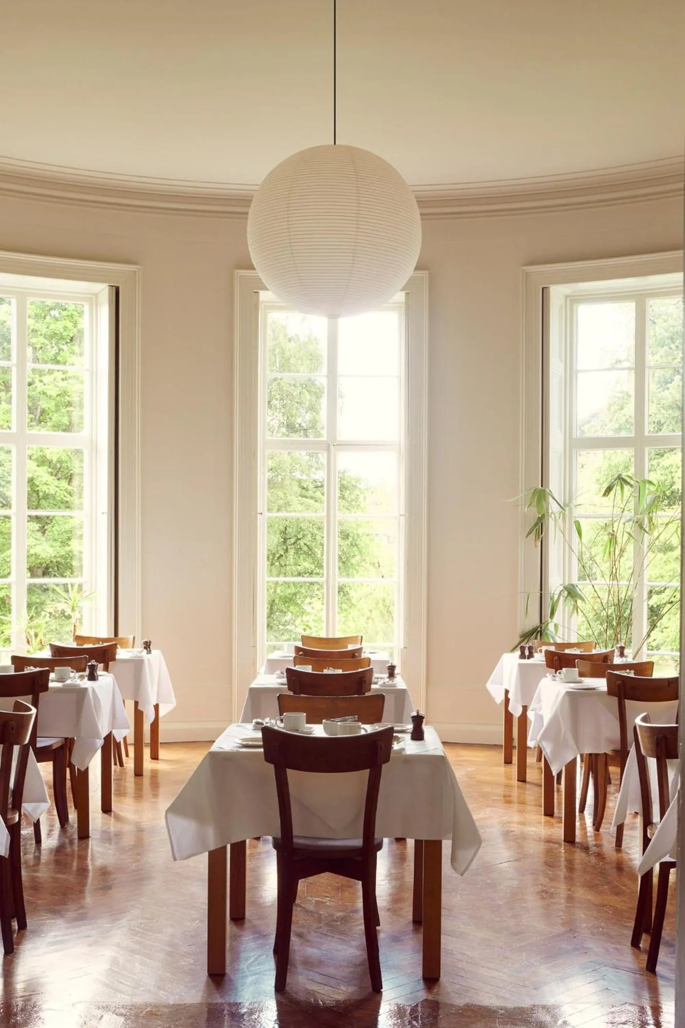 Dining area in Boath House Hotel