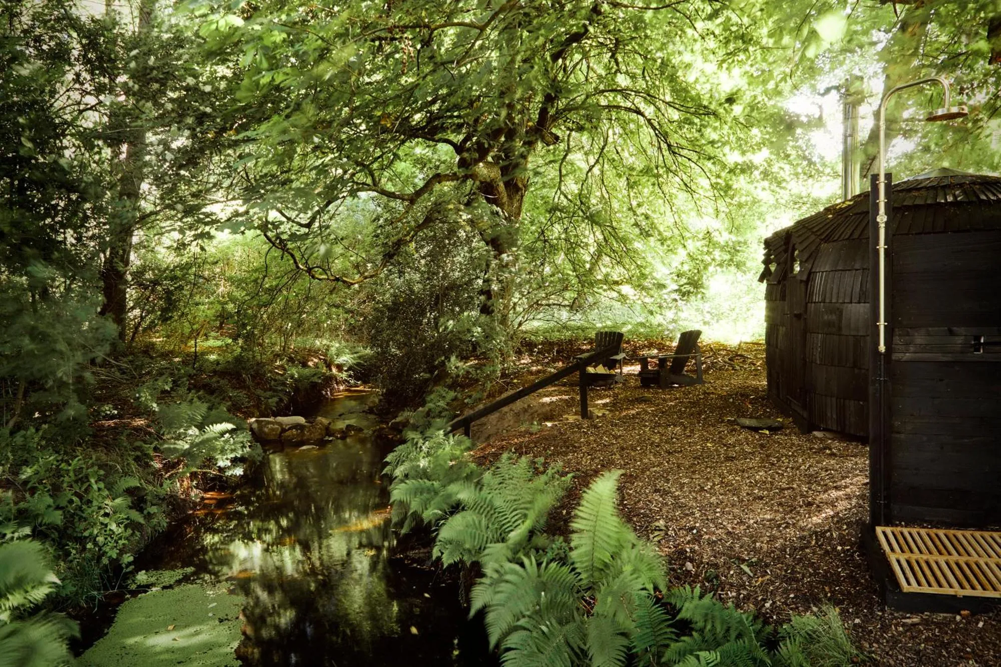 Sauna in Boath House Hotel