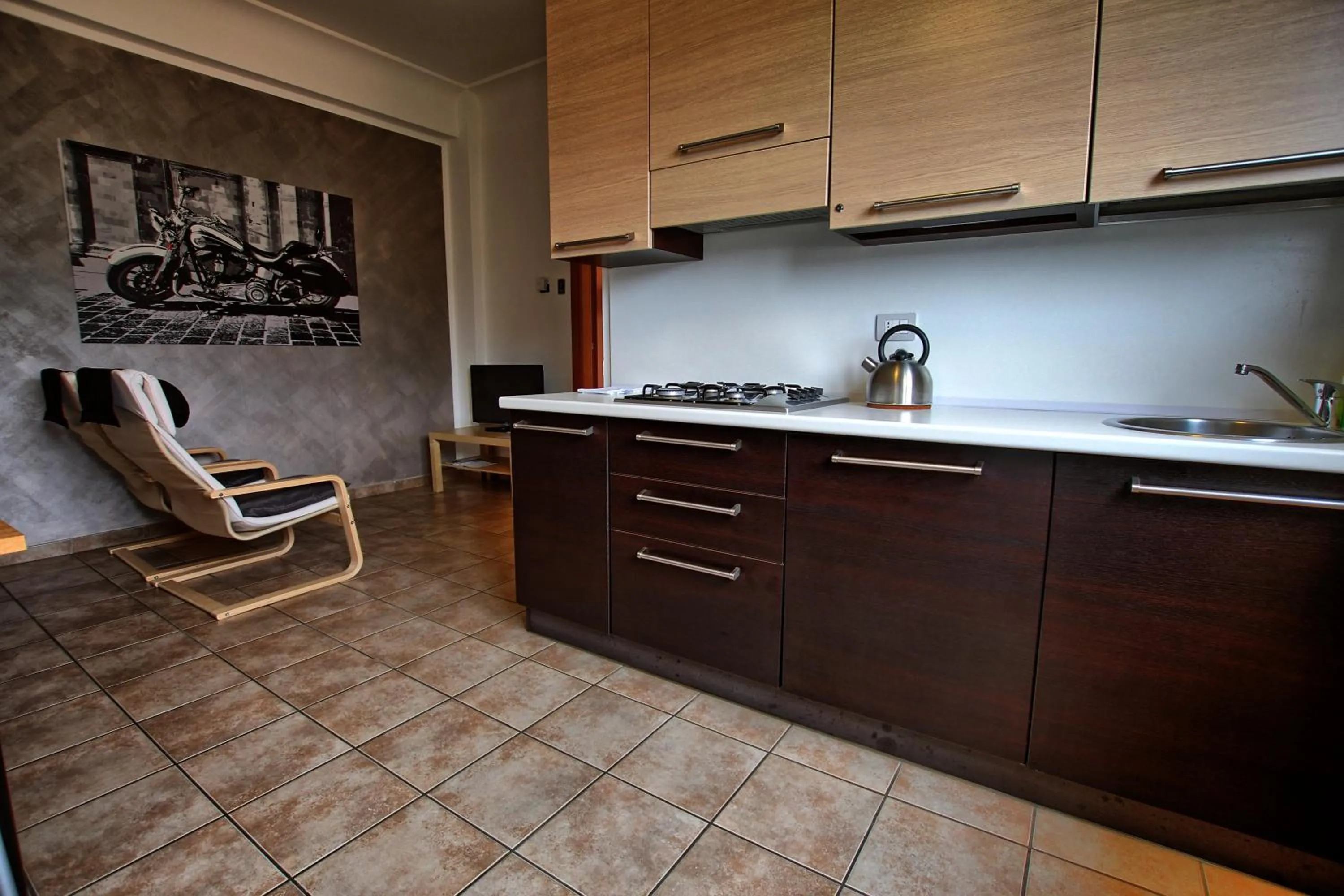 Kitchen or kitchenette in Appartamenti La Chiocciola Como - Lipomo