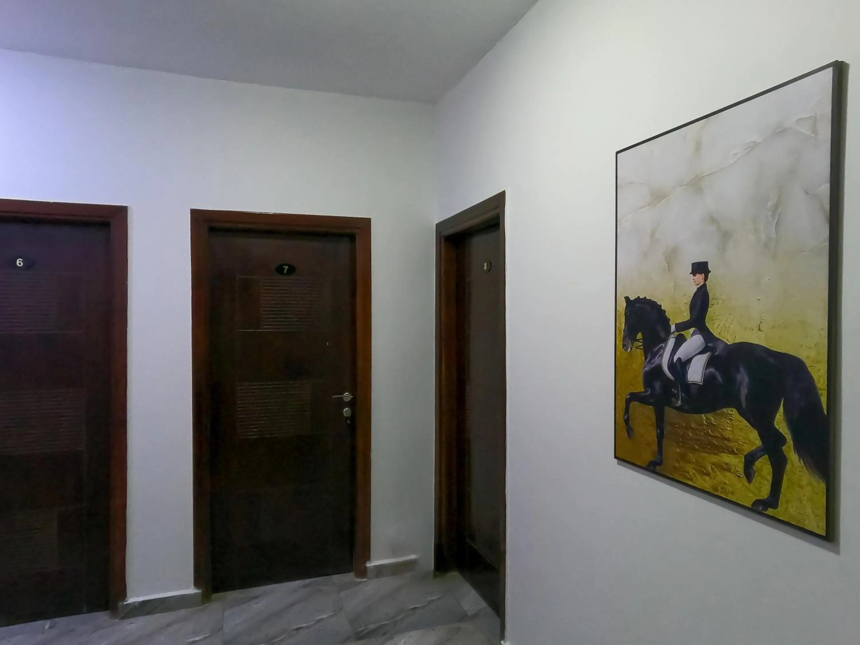 Decorative detail in Happy View Inn