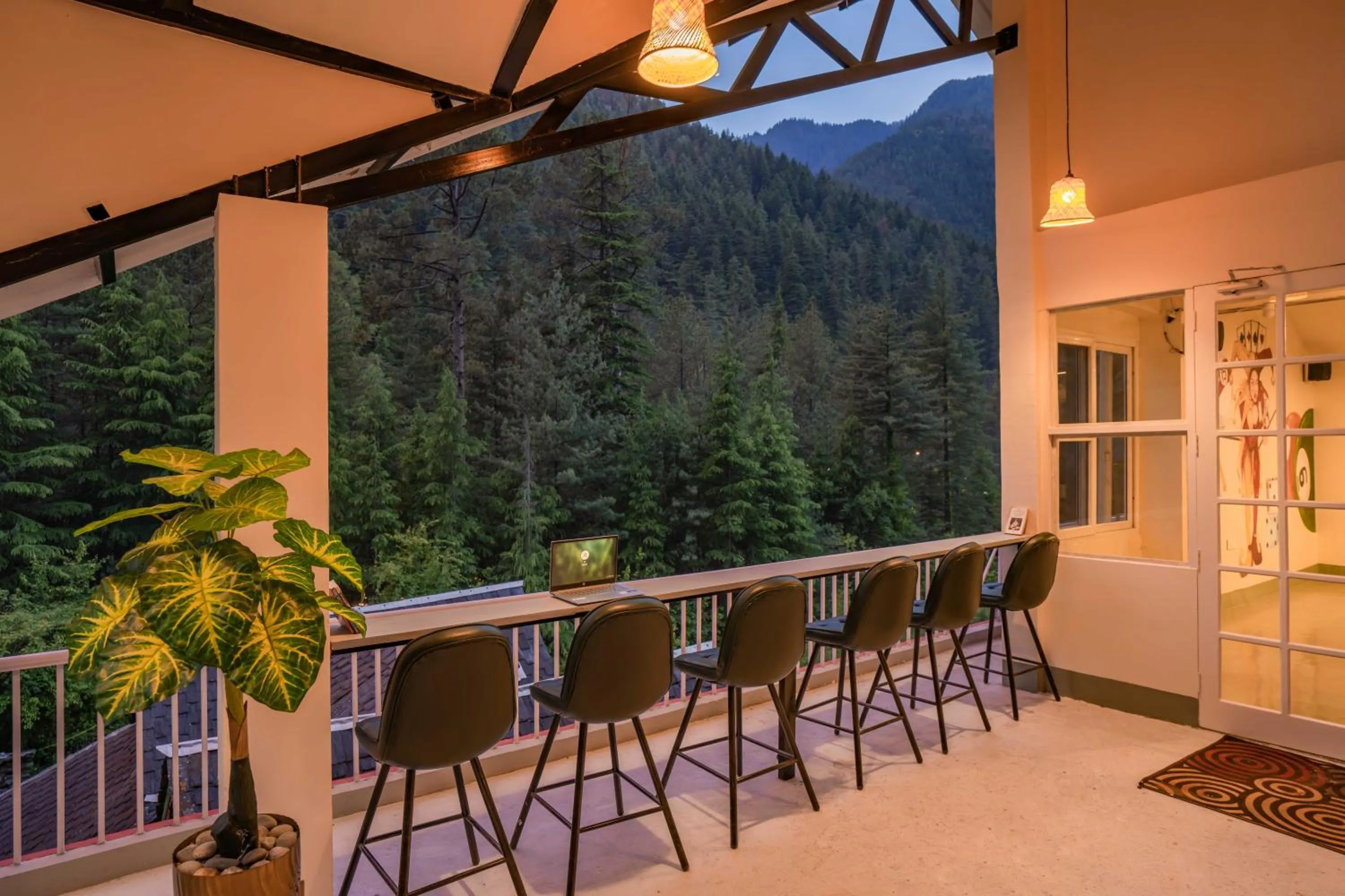 View (from property/room) in Zostel Kasol (Katagla)