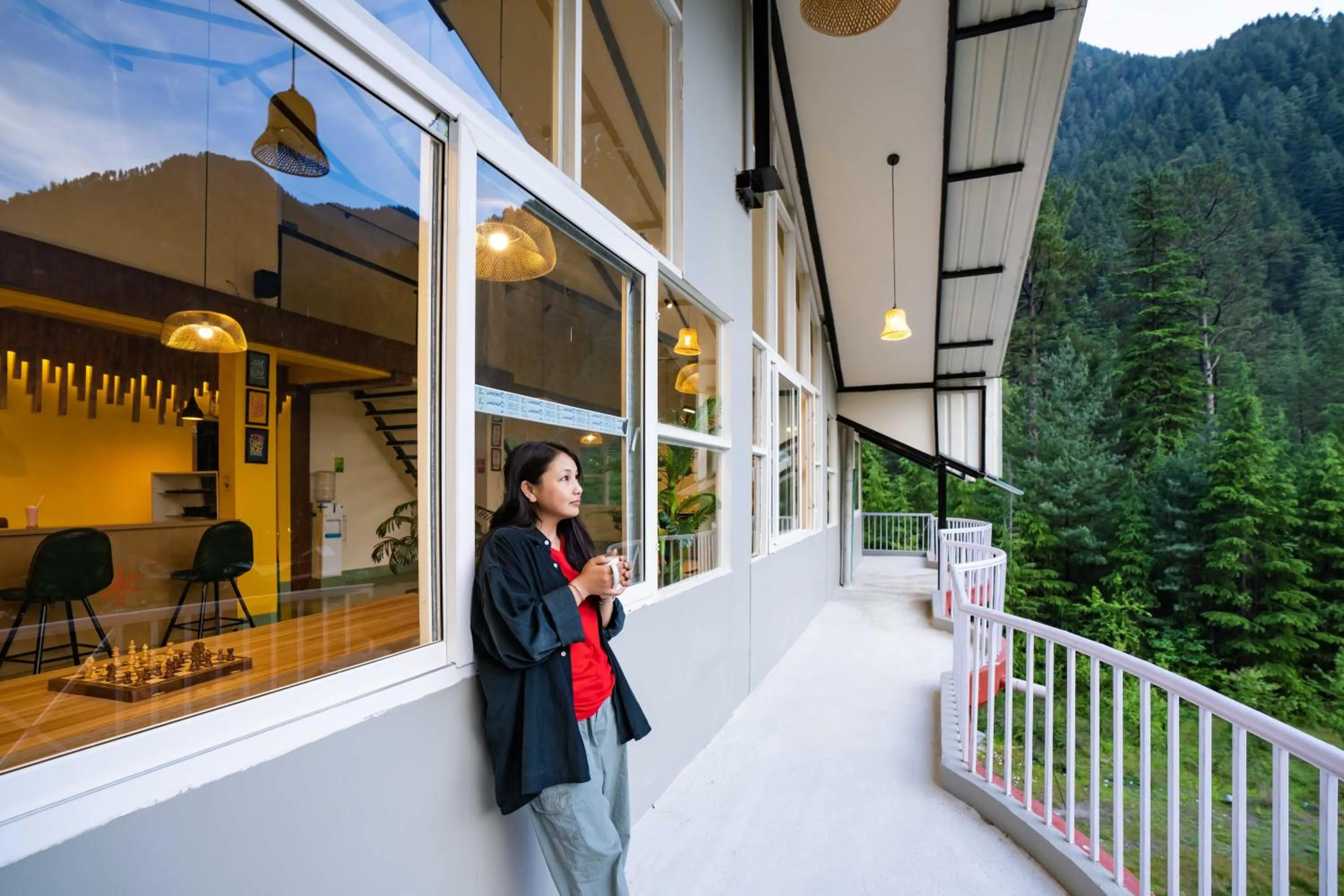 Natural landscape in Zostel Kasol (Katagla)
