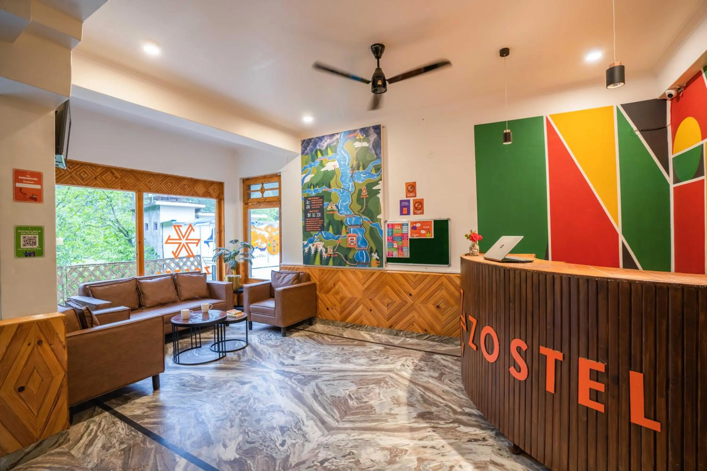 Property logo or sign in Zostel Kasol (Katagla)