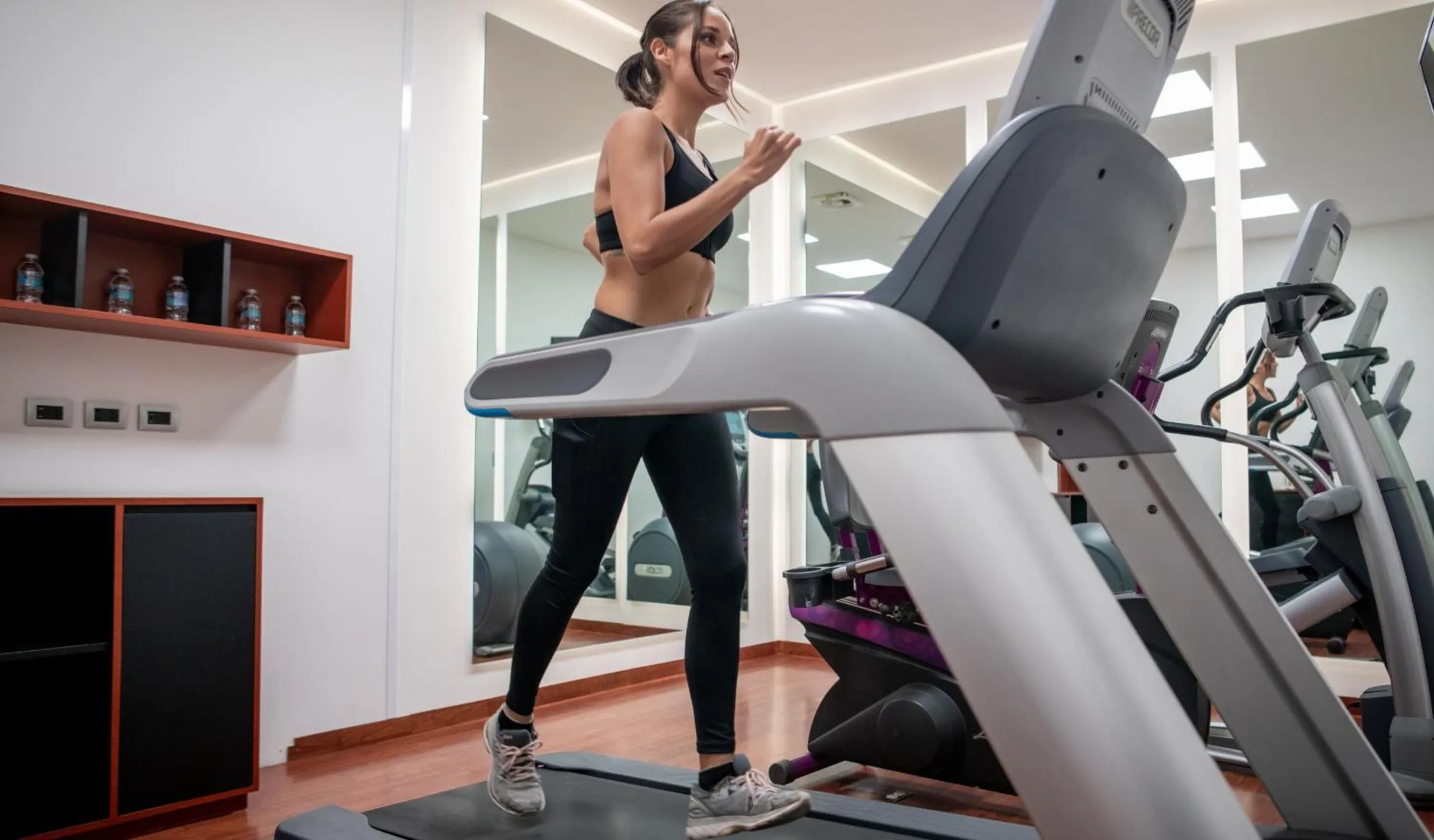 Fitness centre/facilities in Hotel Abastos Plaza