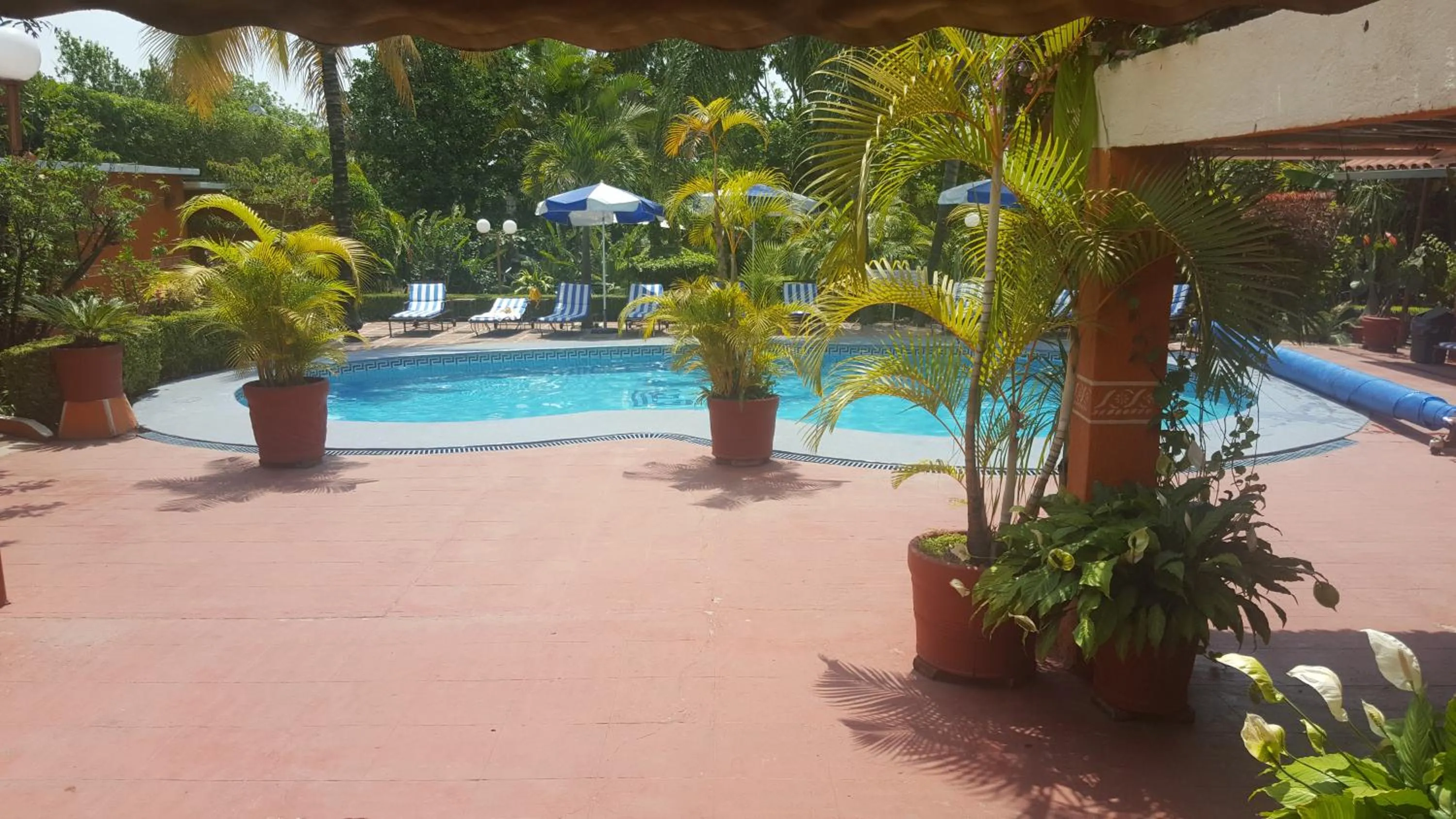 Pool view in CasaGrande Posada Ejecutiva