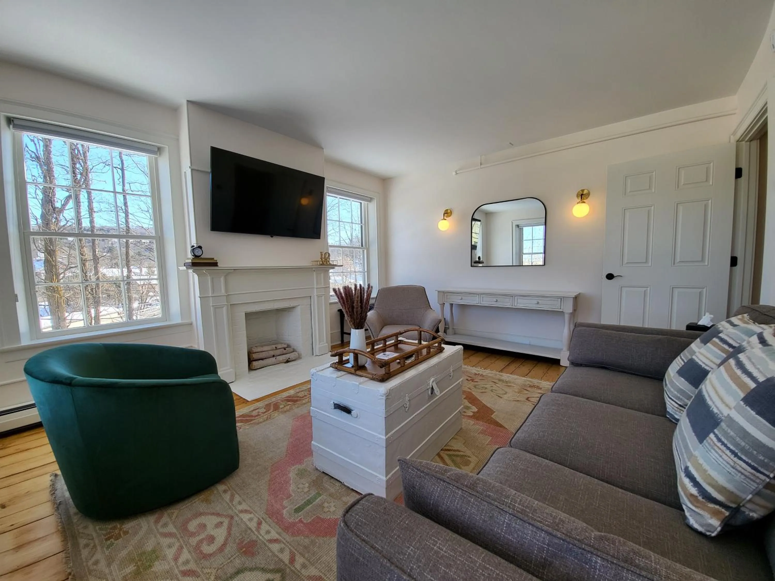 Living room in The Stowe Village Inn
